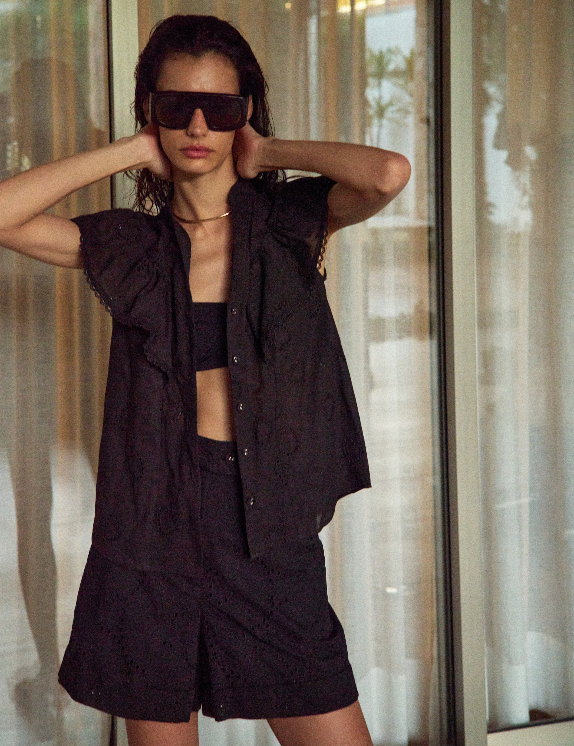 Camisa Lena Laise Preto