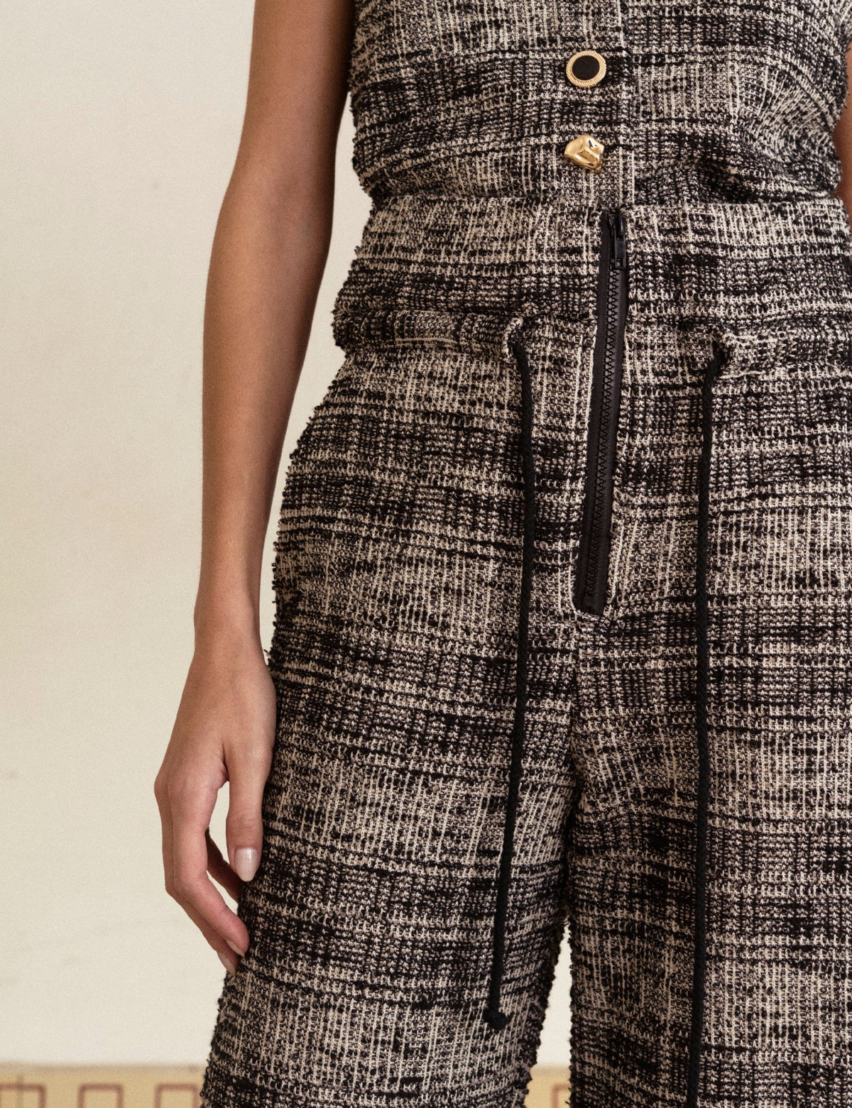 Conjunto Elle Tweed Preto