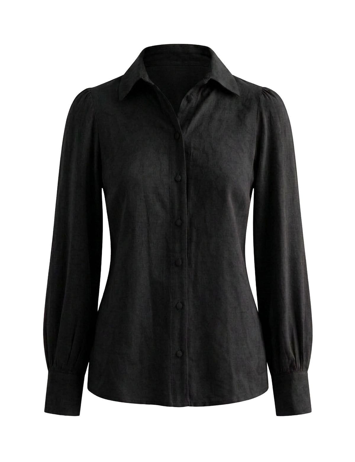 Camisa Sandra Jacquard Preto