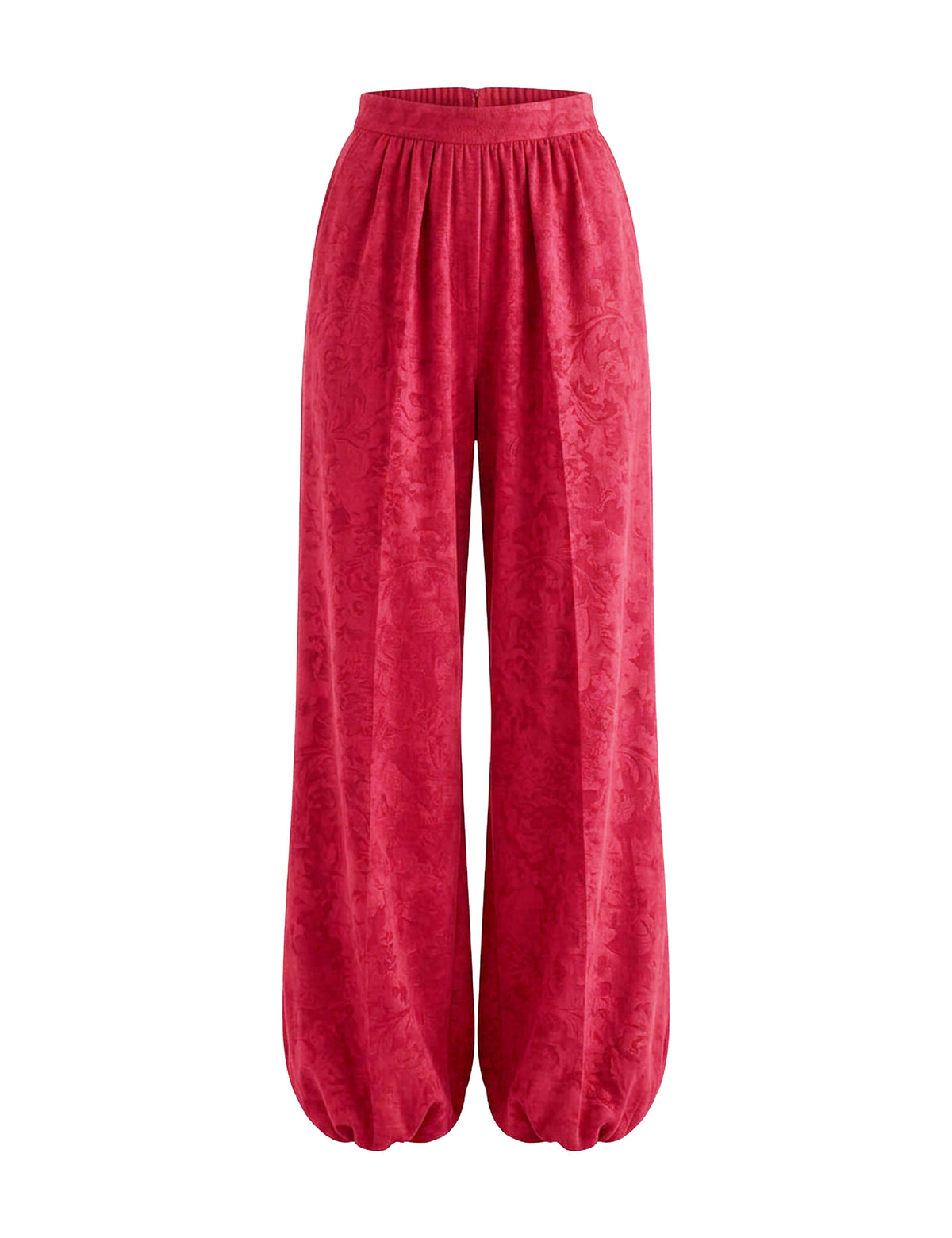 Calça Sandra Jacquard Vermelho