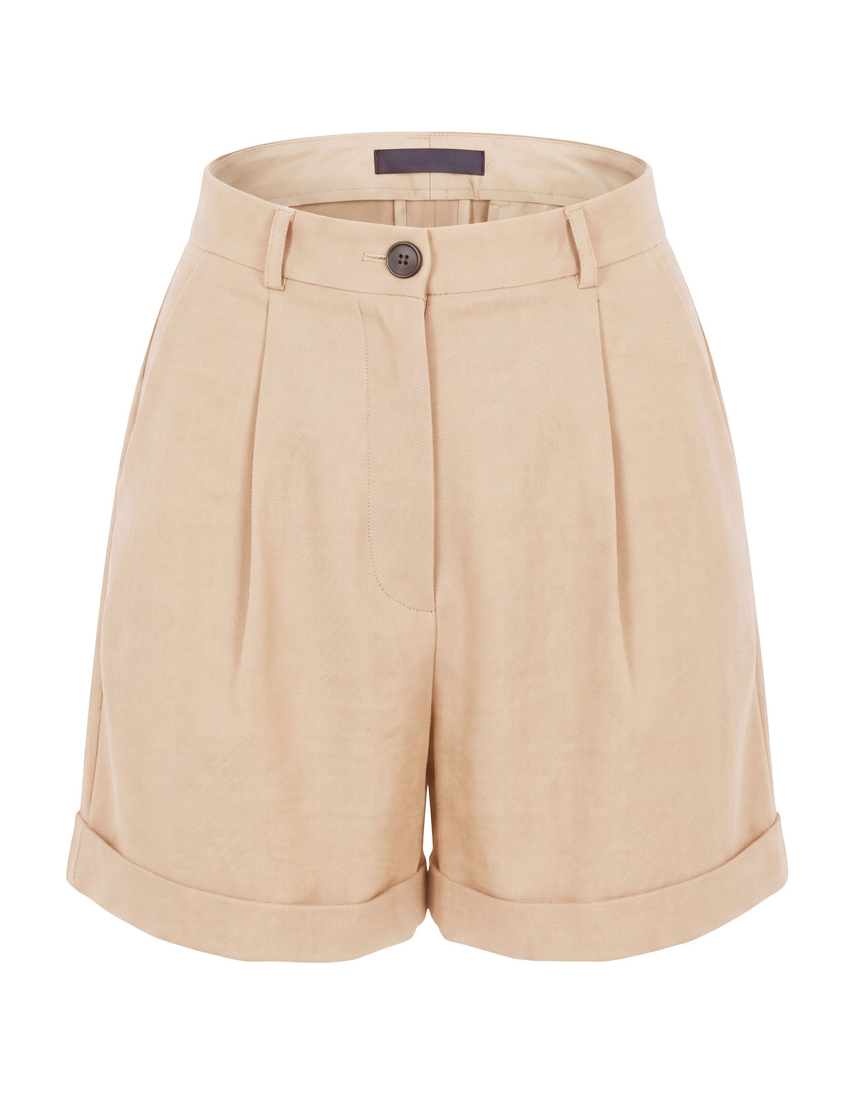 Bermuda Karina Crepe Areia