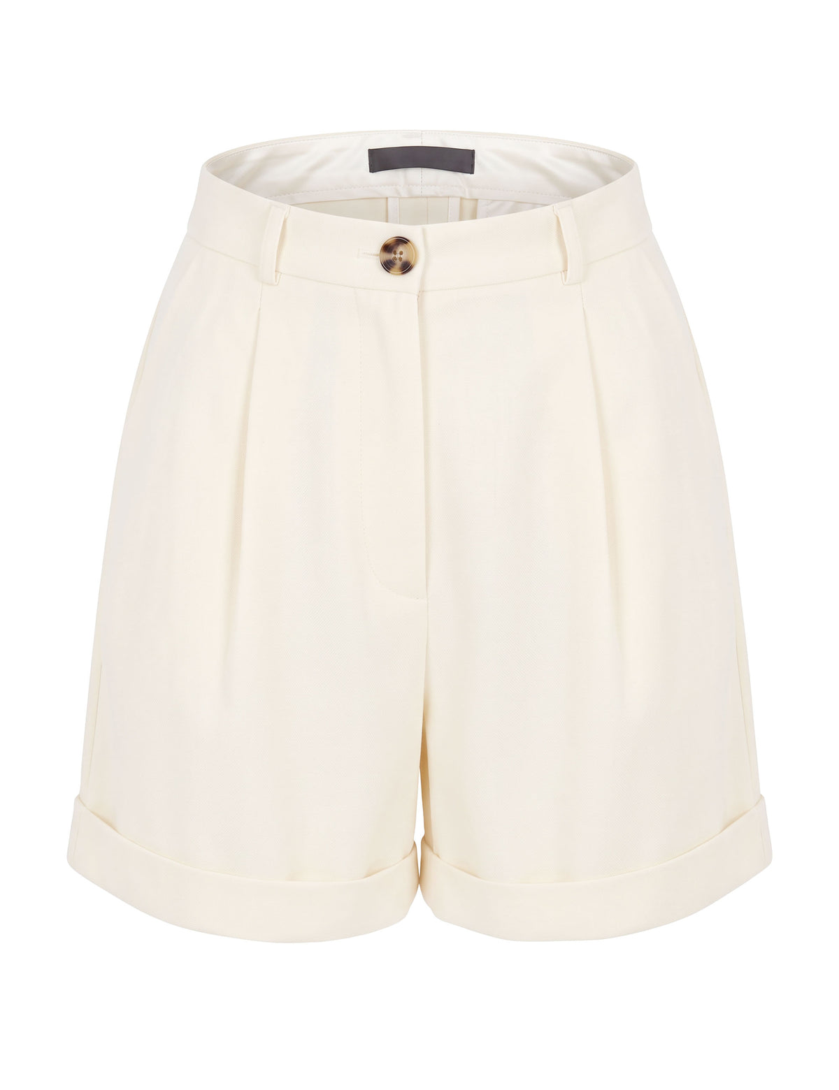 Bermuda Karina Crepe Off White