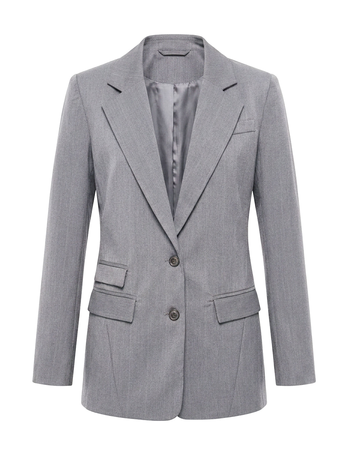 Blazer Nysa Alfaiataria Cinza