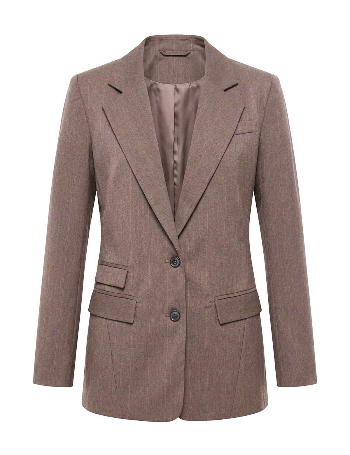 Blazer Nysa Alfaiataria Marrom