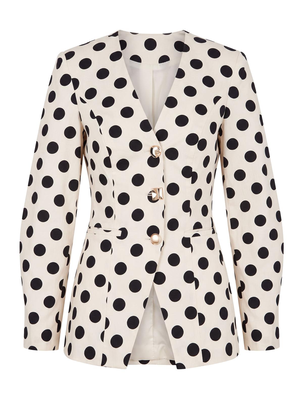 Blazer Poka Tricoline Off White