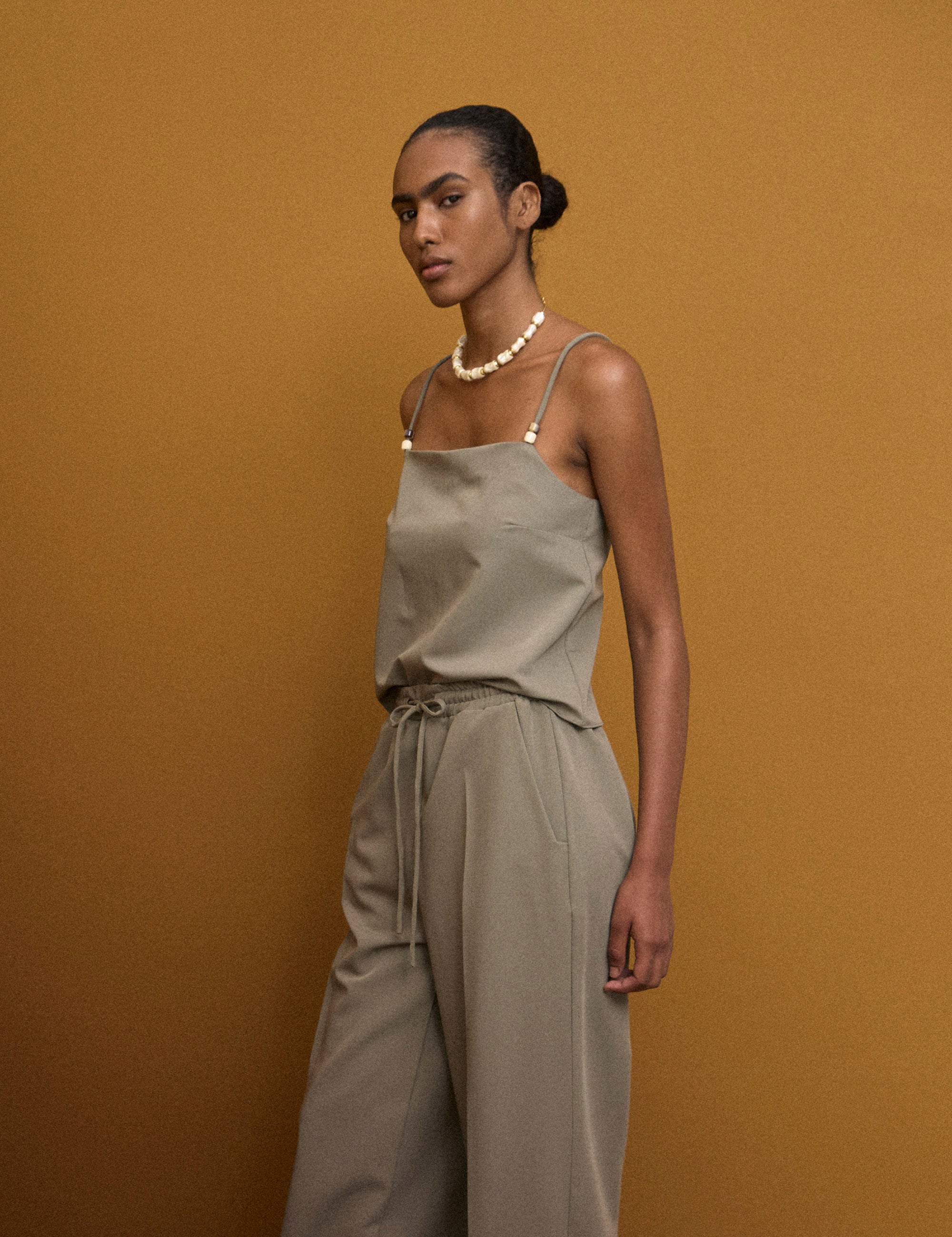 Blusa Ametista Alfaiataria Oliva