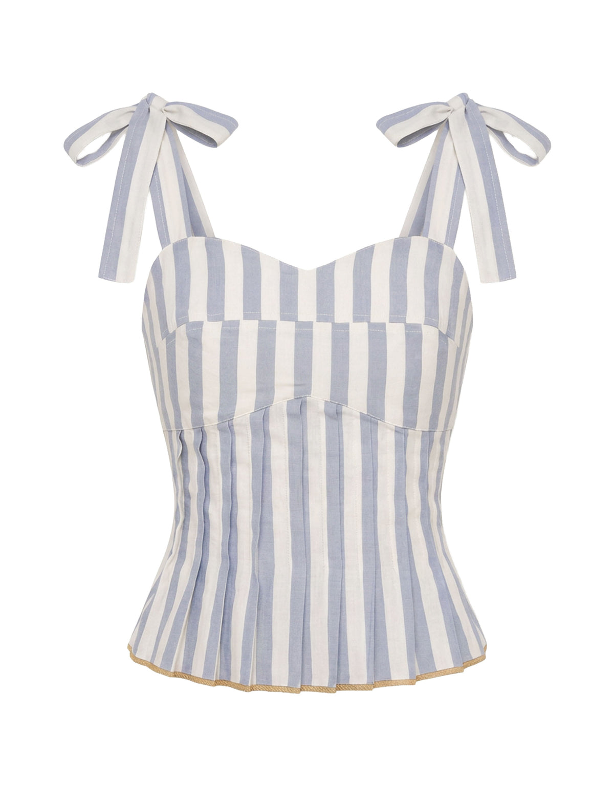 Blusa Elena Tricoline Azul