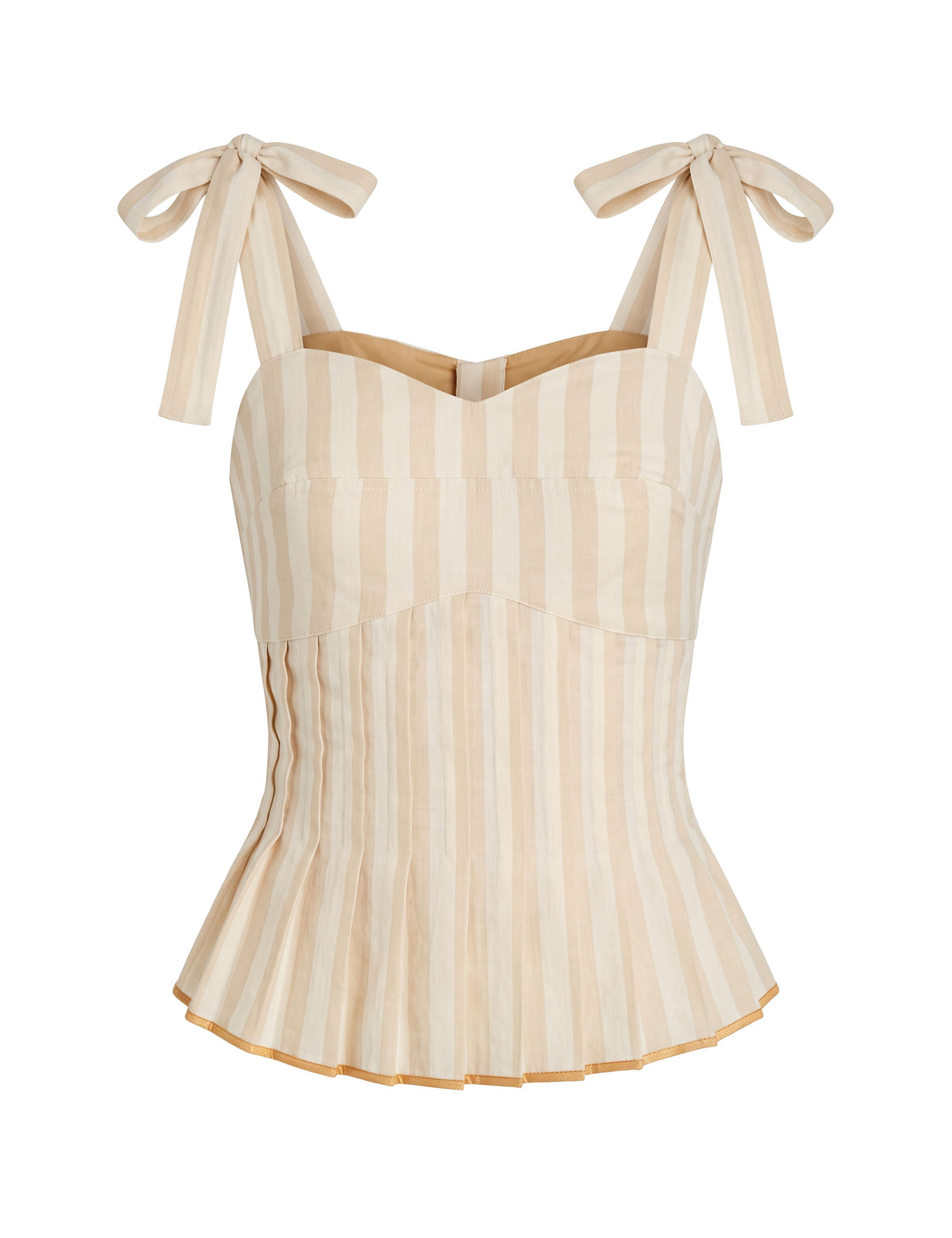 Blusa Elena Tricoline Bege