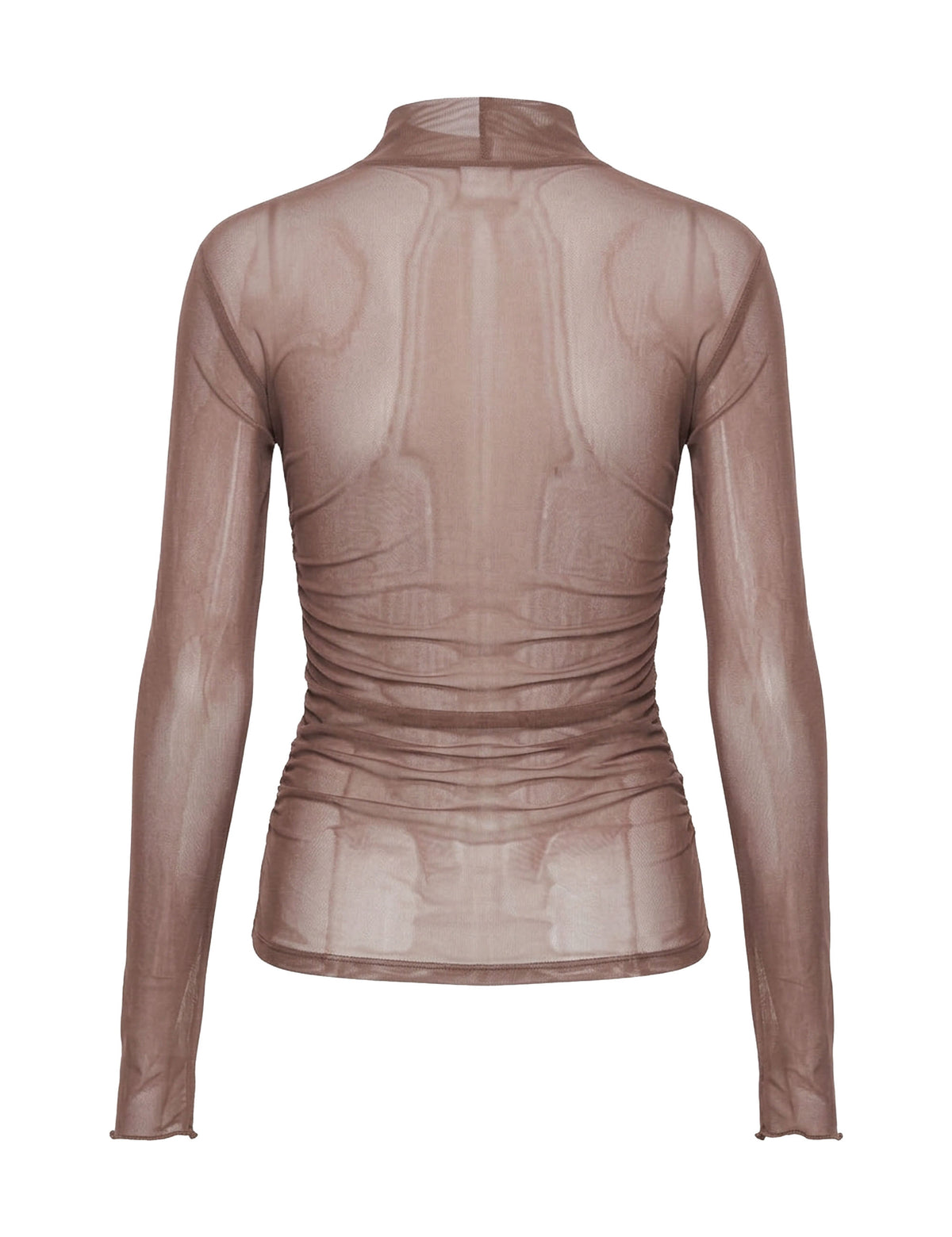 Blusa Erika Tule Marrom