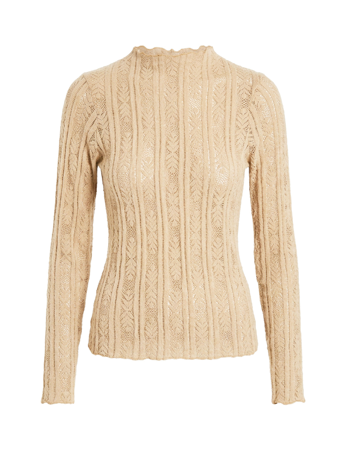Blusa Lorena Renda Bege