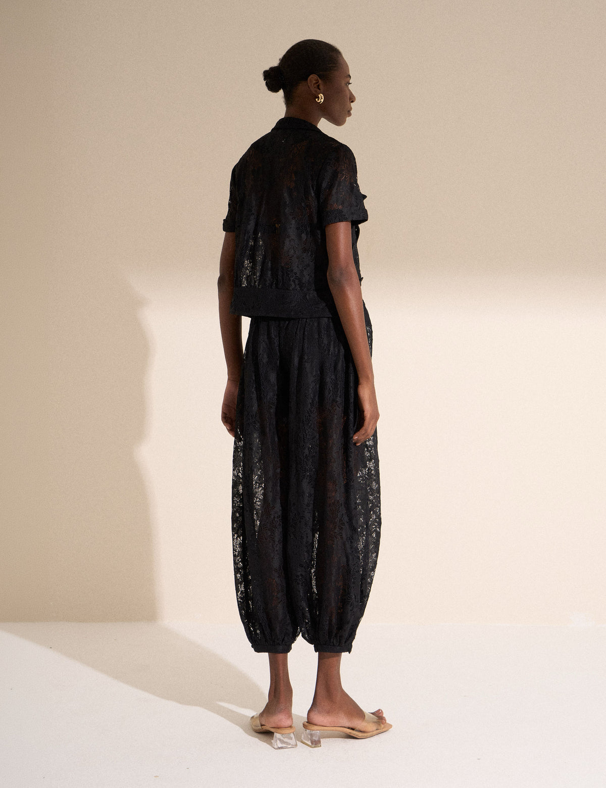 Calça Renda Preto