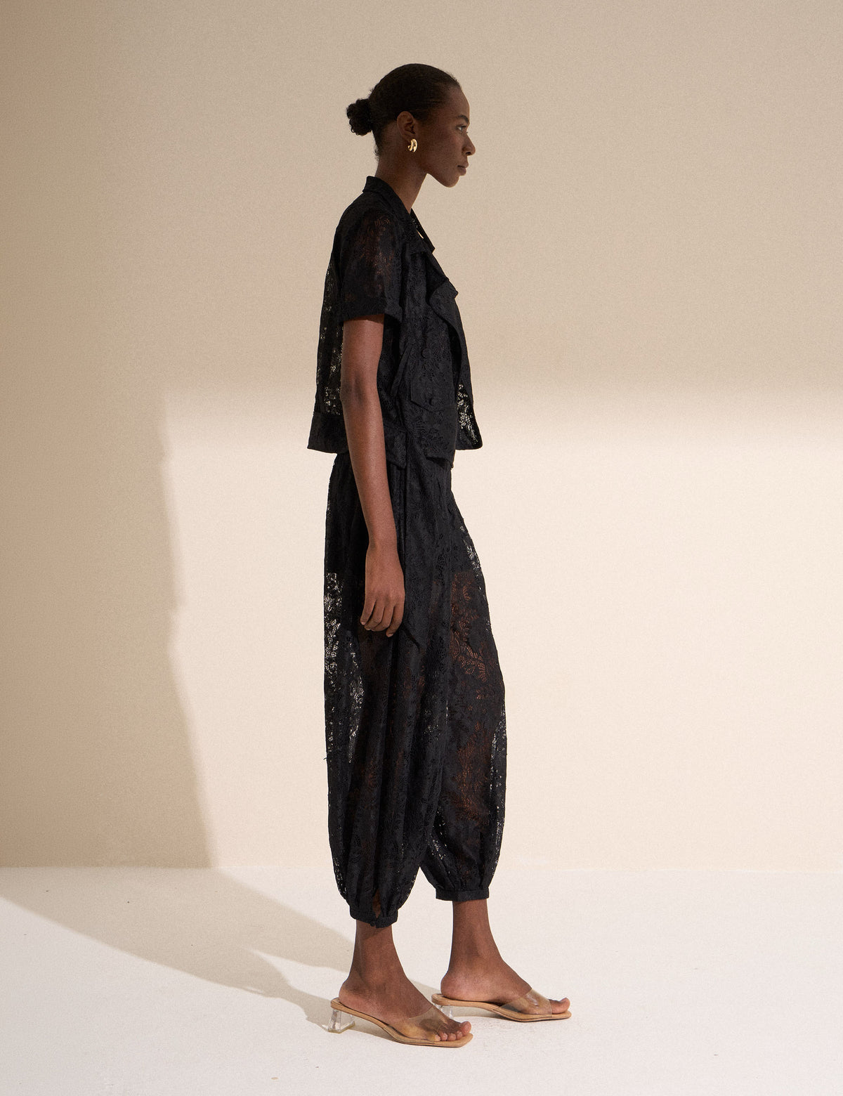 Calça Renda Preto