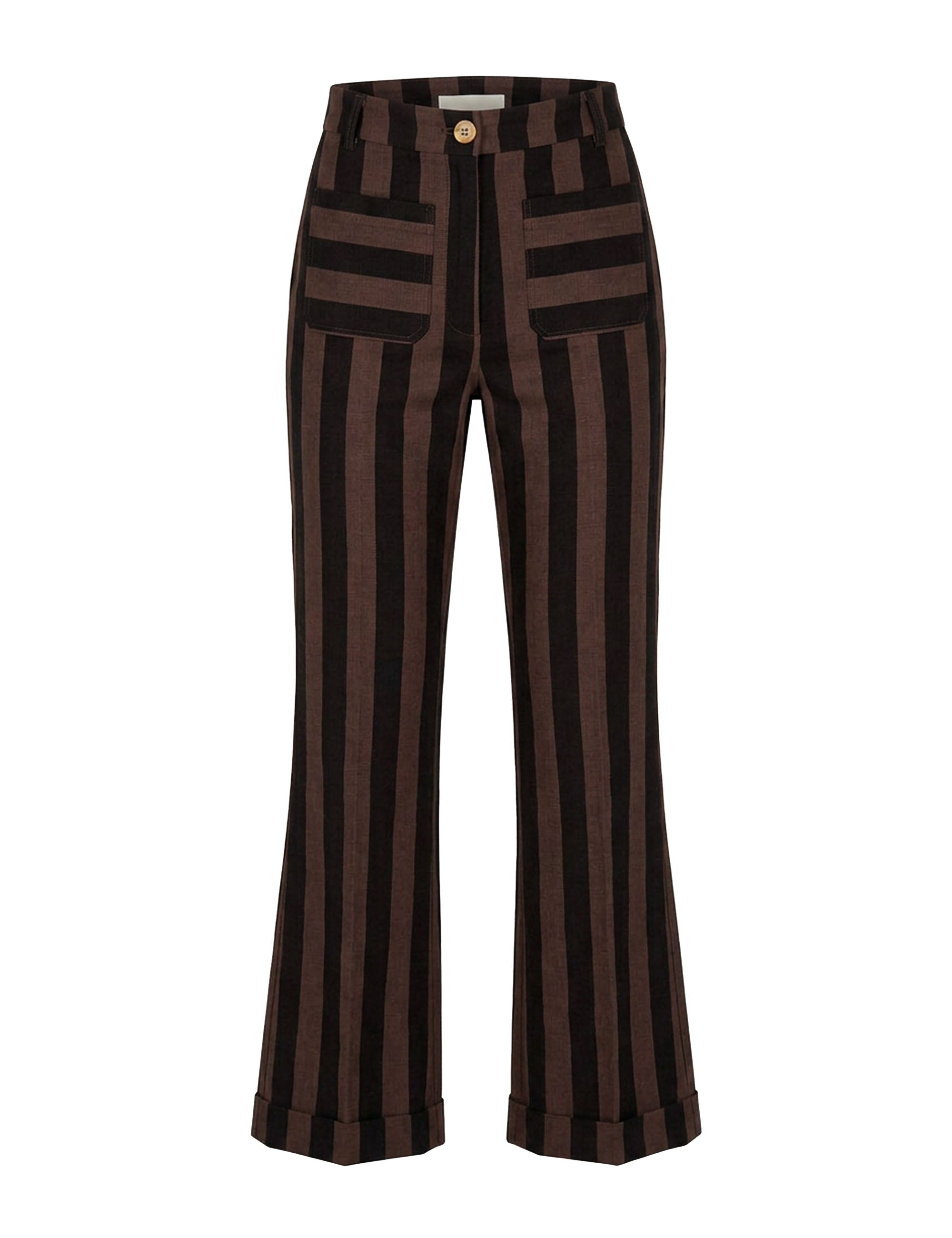Calça Marie Rayon Marrom