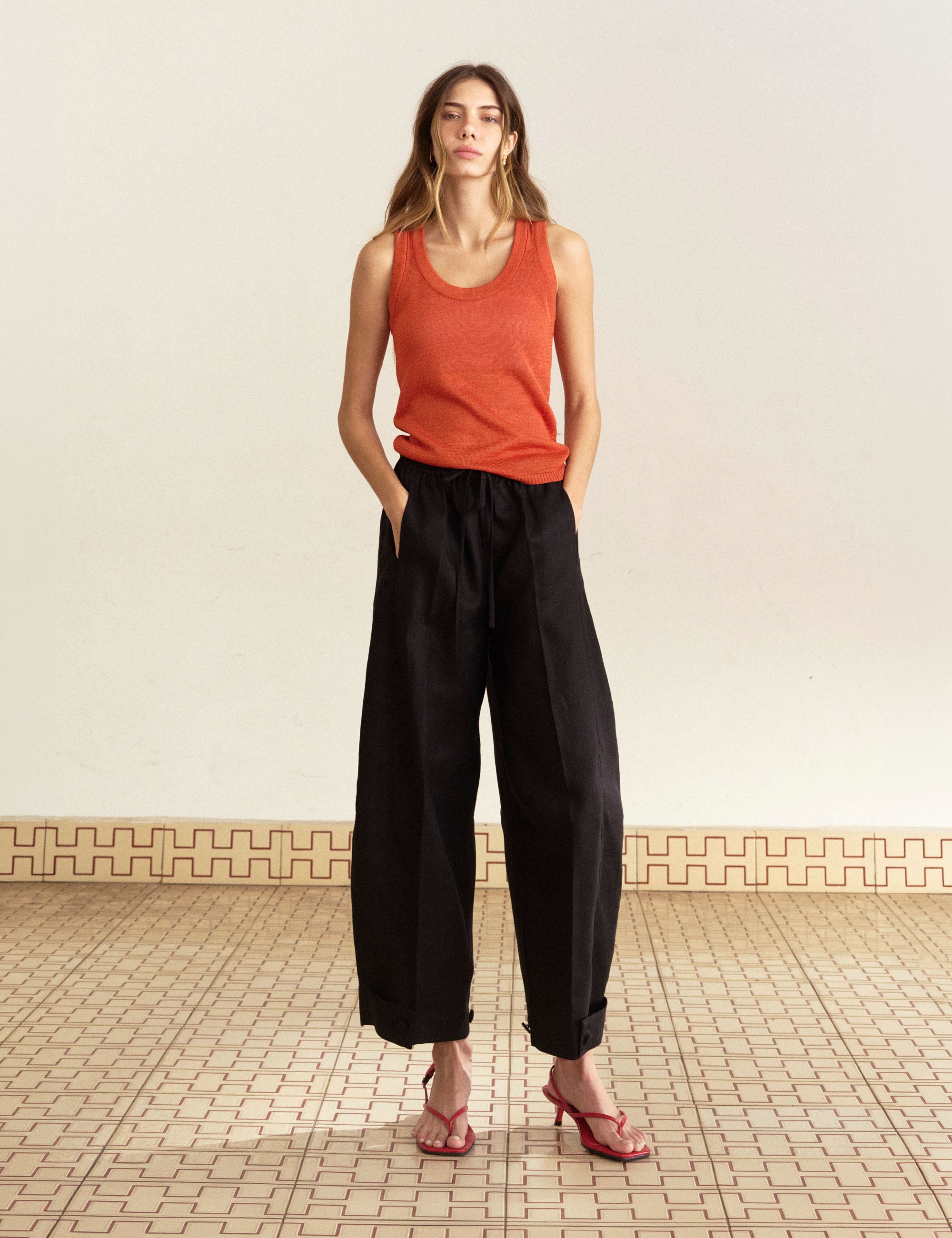 Calça Roberta Linho Preto