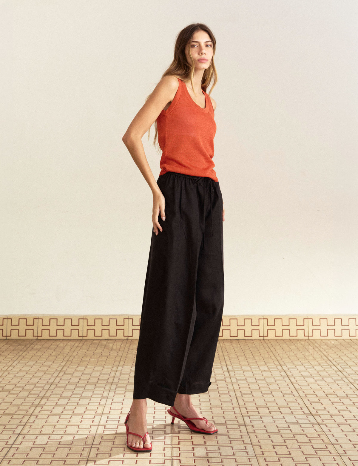 Calça Roberta Linho Preto