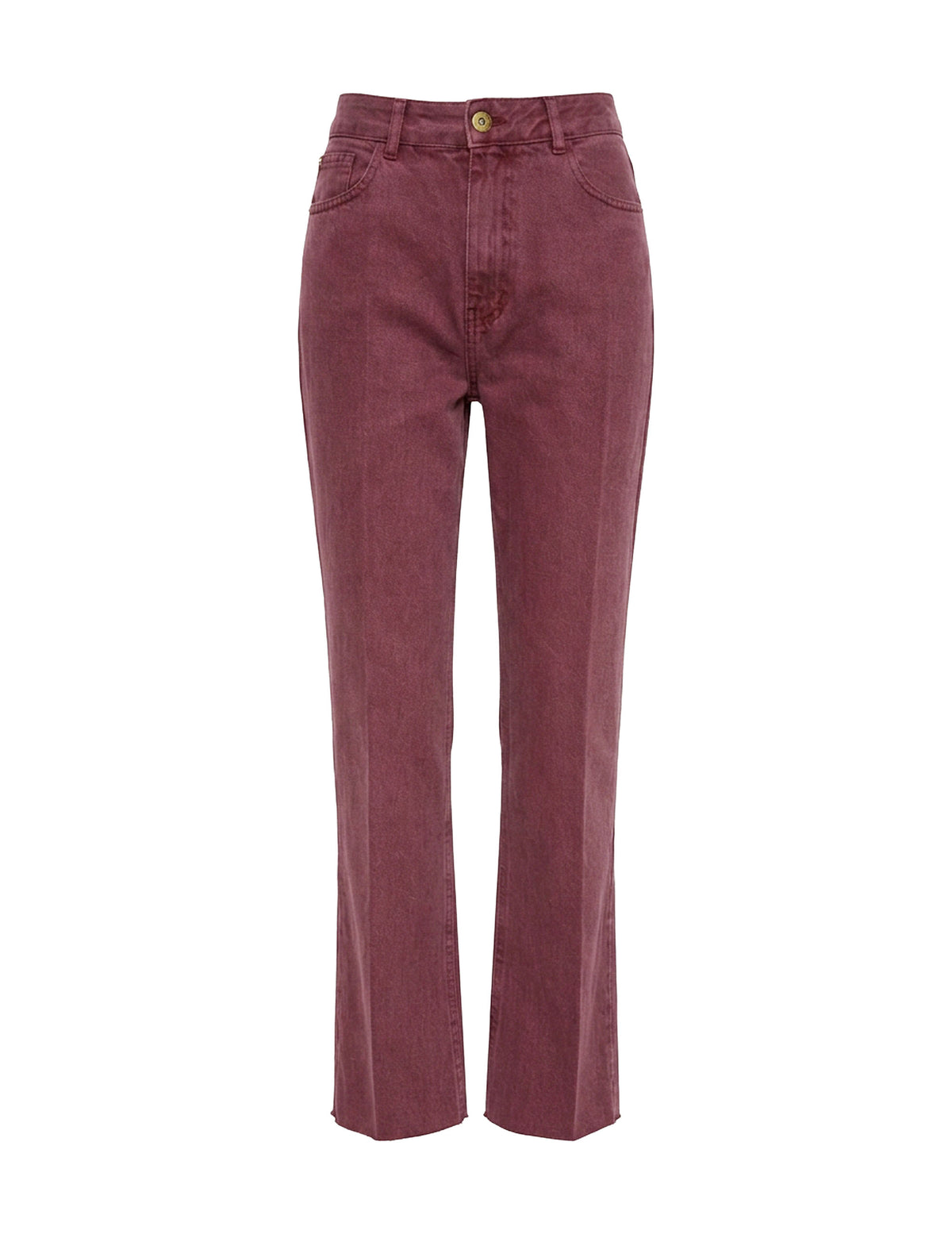 Calça Cindy Denim Bordeaux