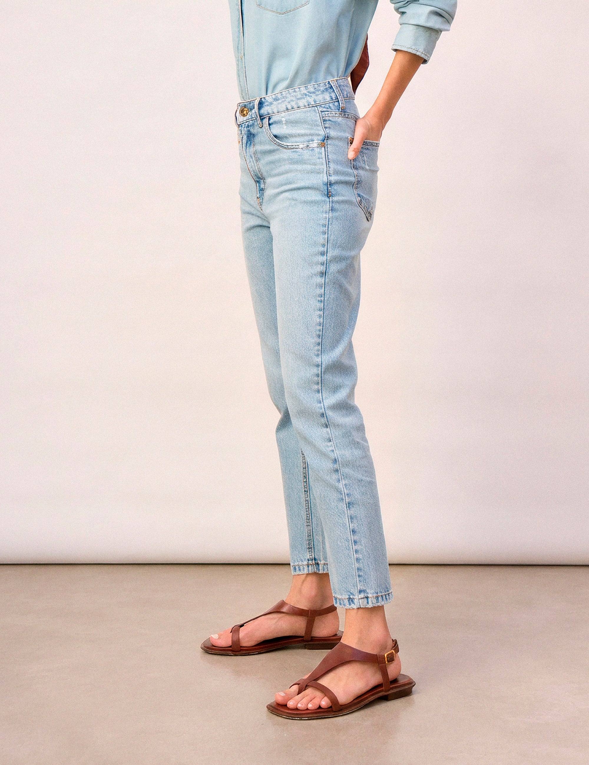 Calça Jessica Denim Claro