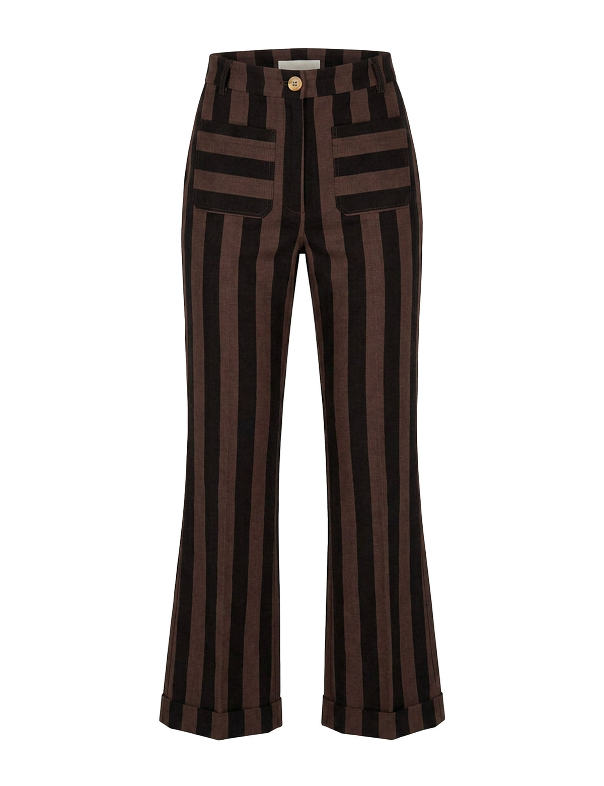 Calça Marie Rayon Marrom