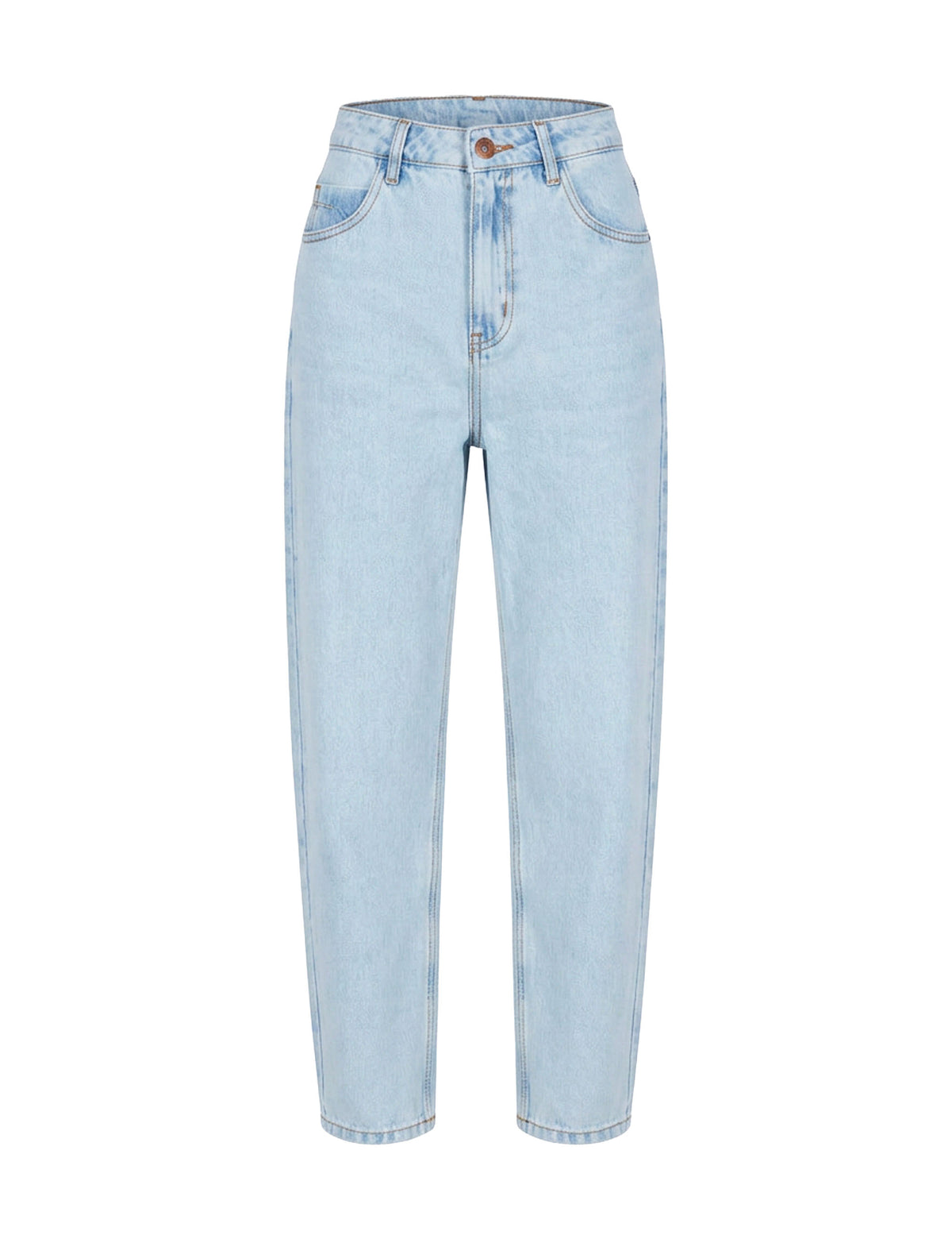 Calça Mom Fran Denim Claro