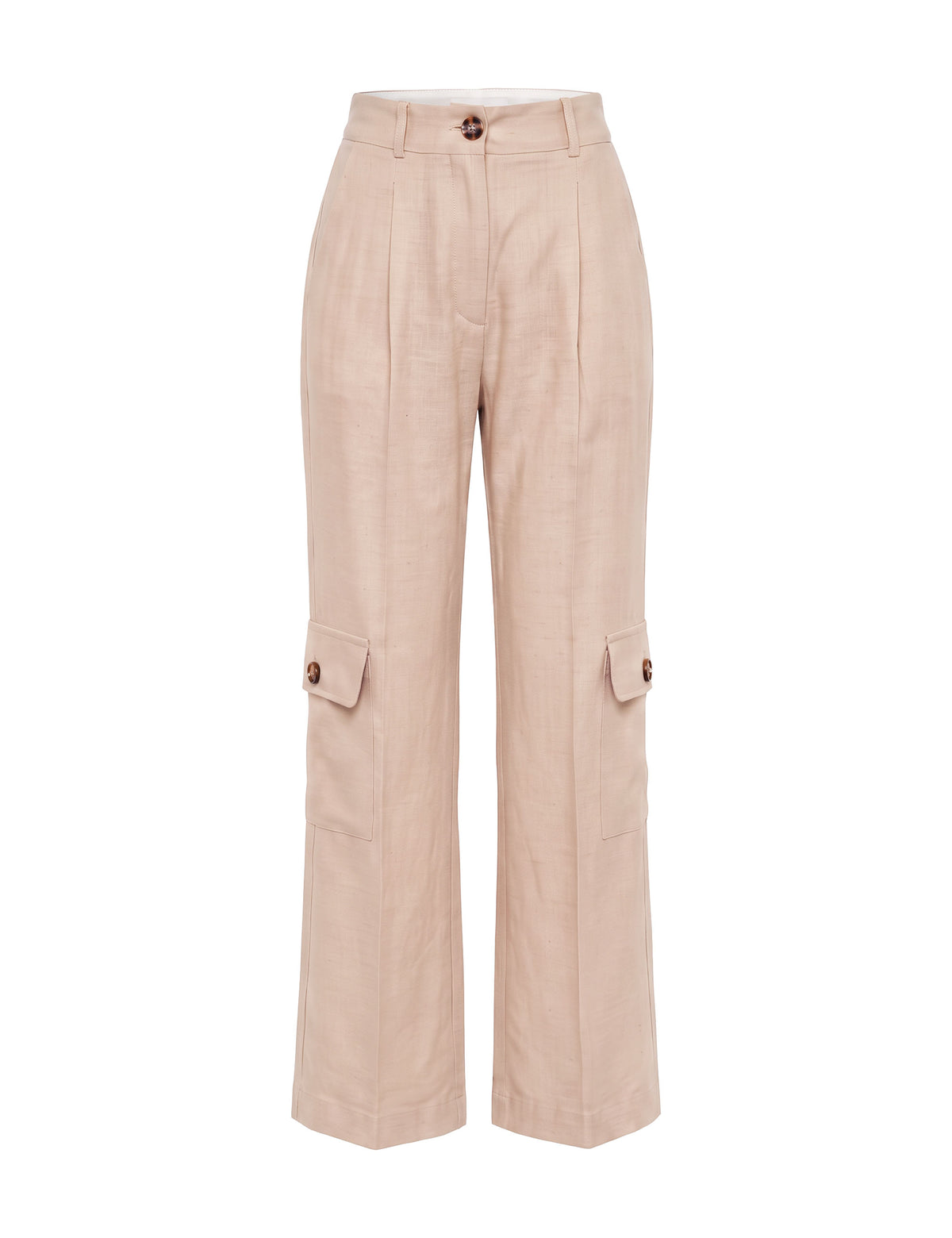 Calça Paola Viscose Bege
