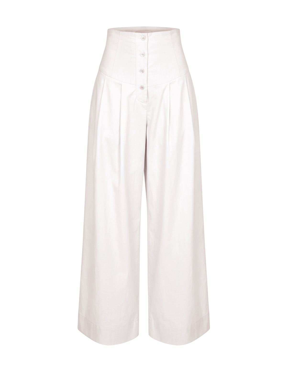Calça Paula Sarja Off White