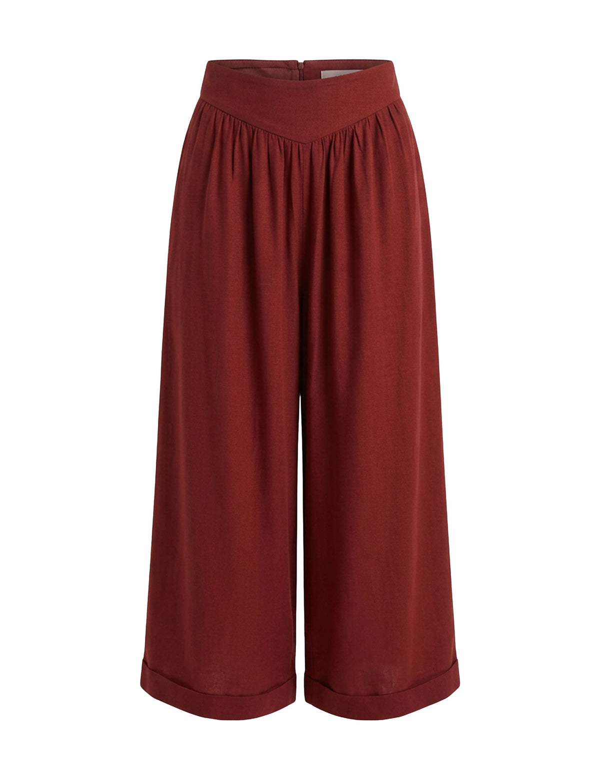 Calça Violett Cetim Vermelho