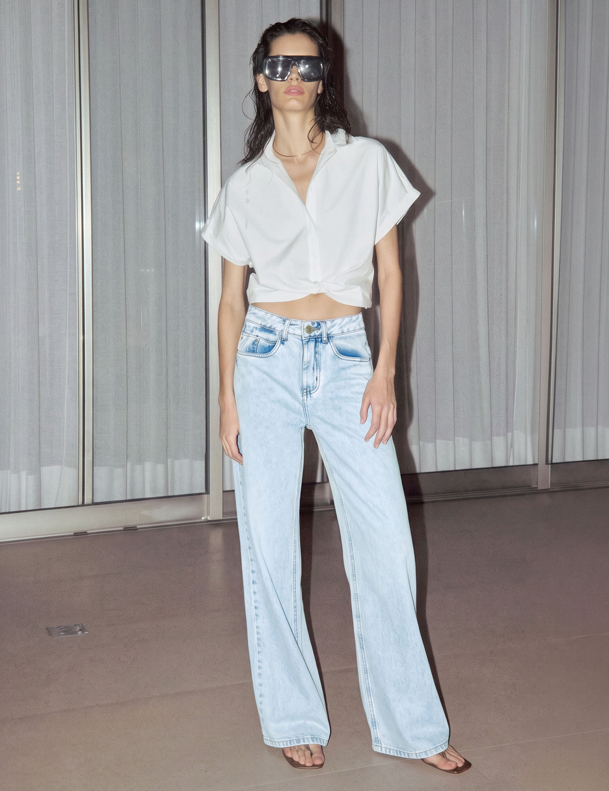 Calça Wendy Denim Claro