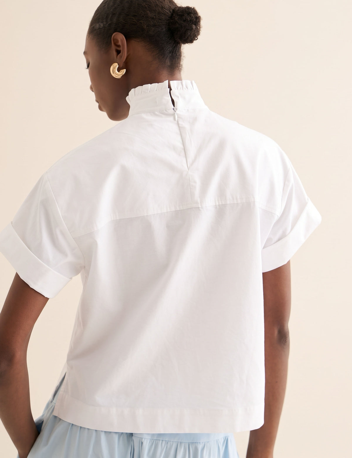 Camisa Lyla Tricoline Off White