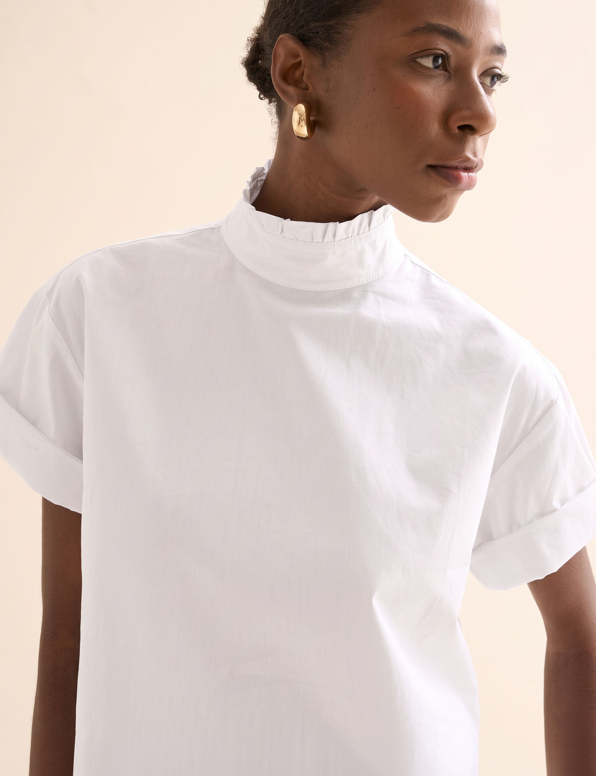 Camisa Lyla Tricoline Off White