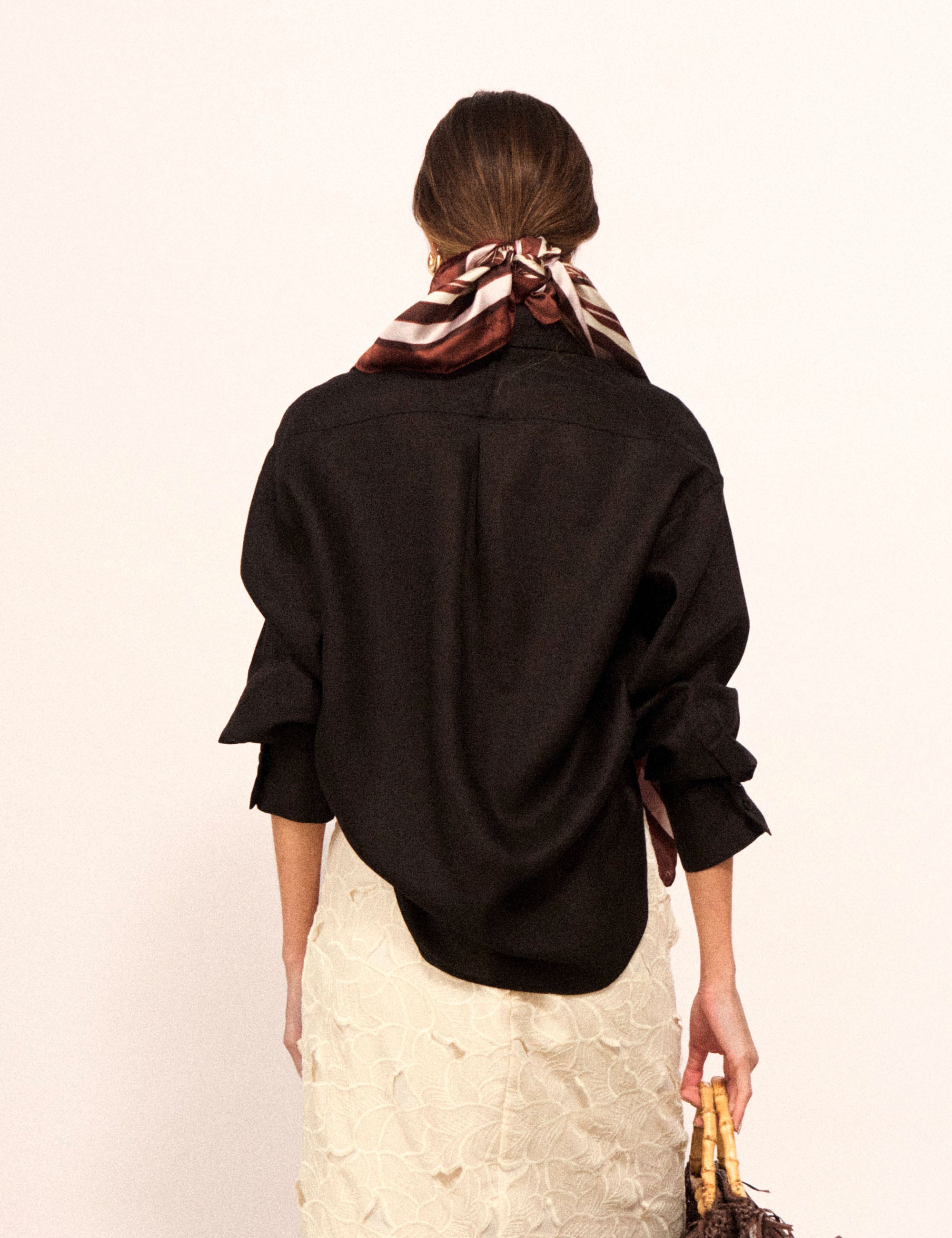Camisa Roberta Linho Preto
