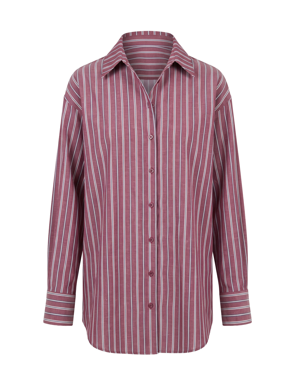Camisa Fabiana Tricoline Bordeaux