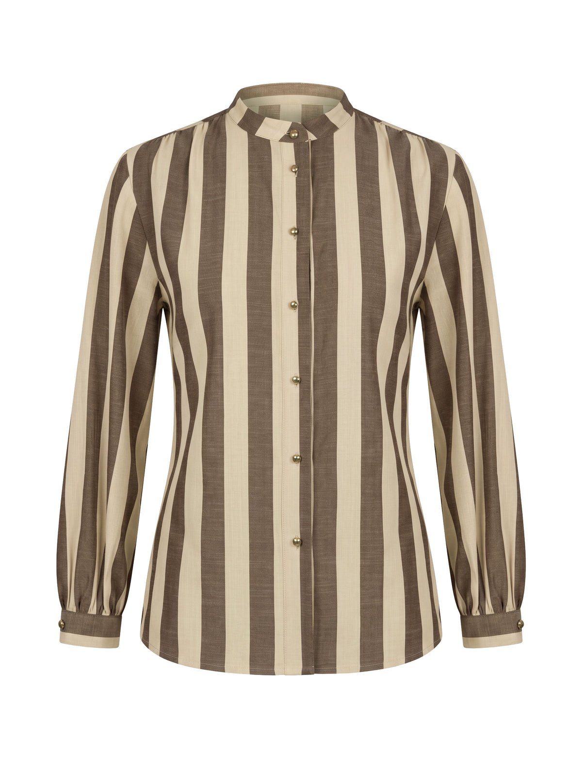 Camisa Fiorella Listrada Amarelo