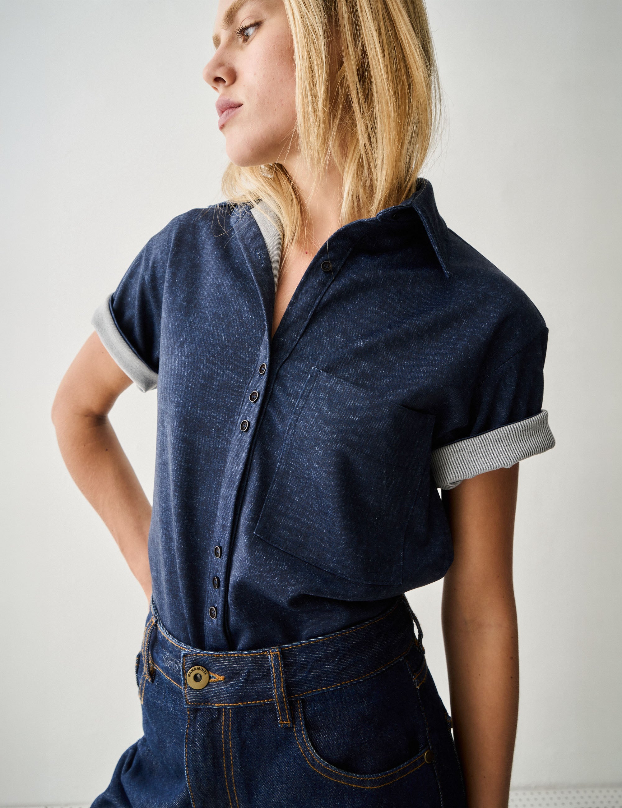 Camisa Molet Jeans Denim