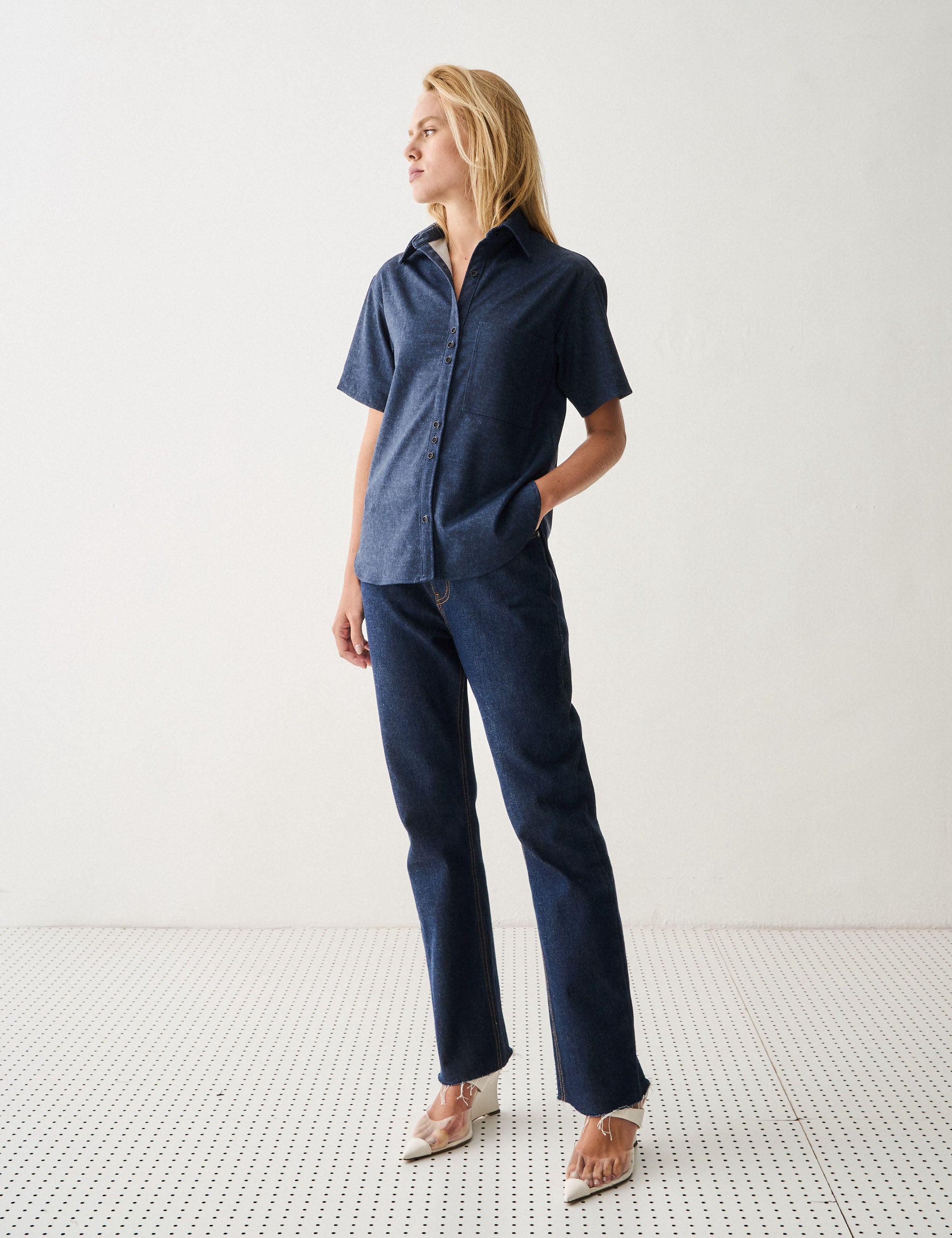 Camisa Molet Jeans Denim