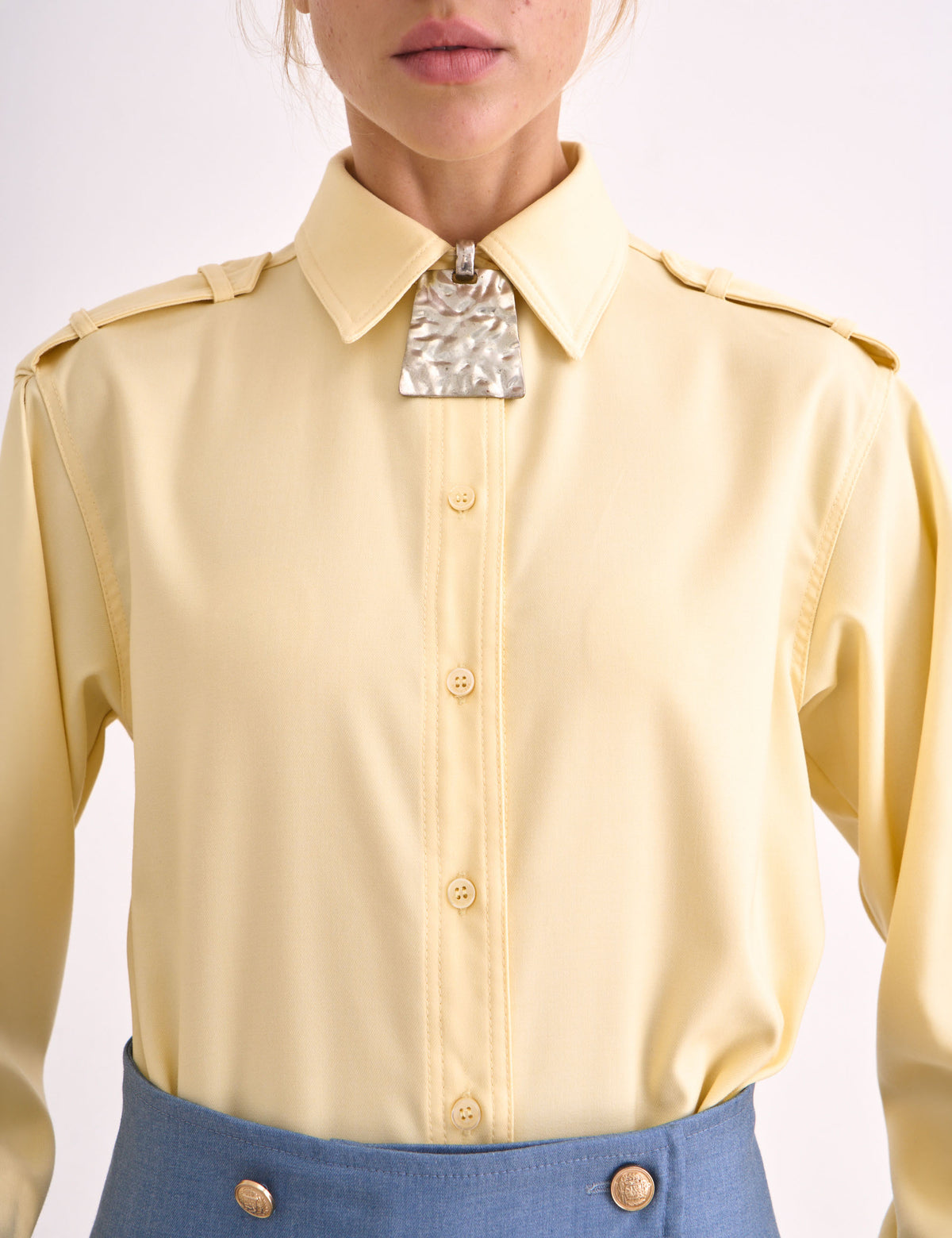 Camisa Siena Alfaiataria Baunilha