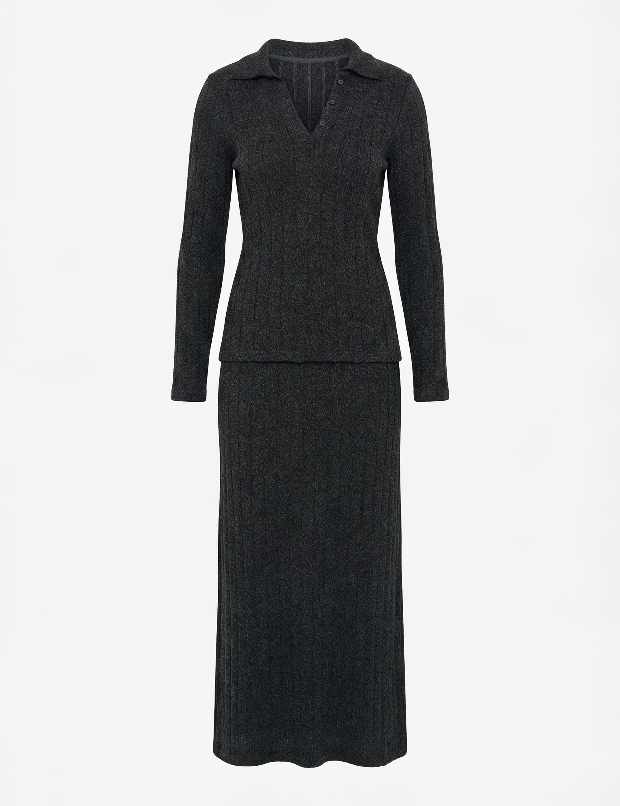 Conjunto Della Tricot Preto