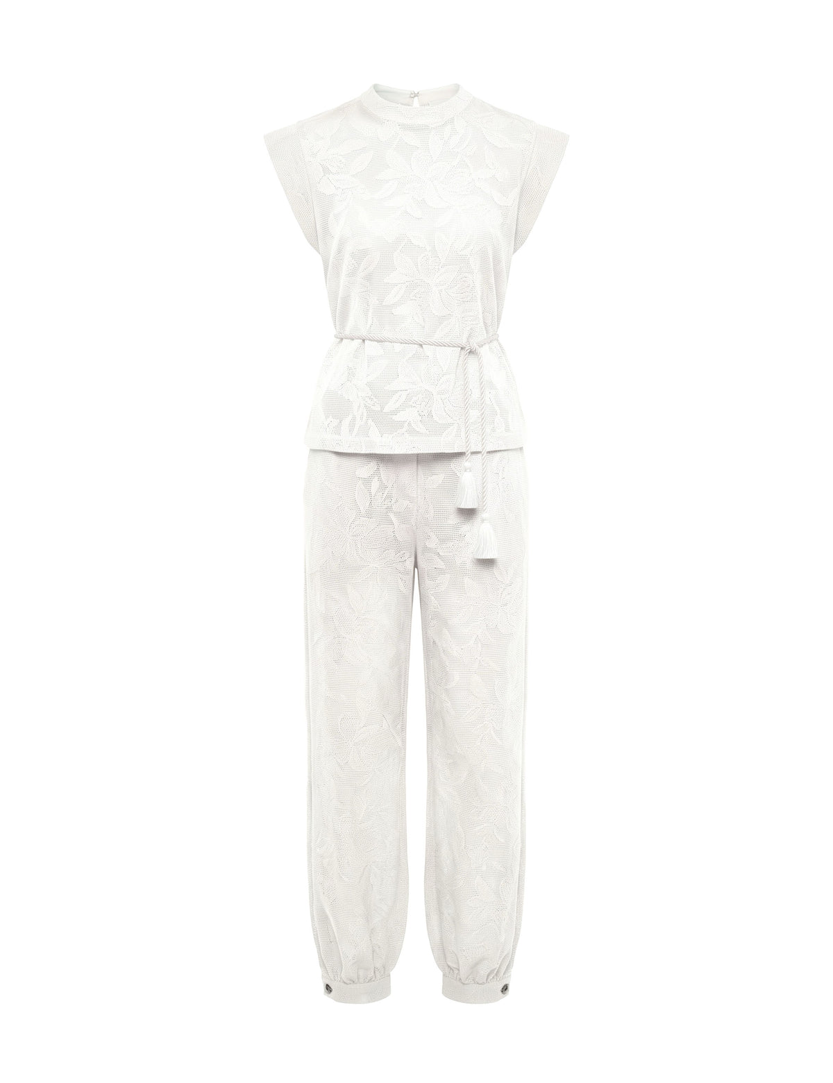 Conjunto Eden Bordado Off White