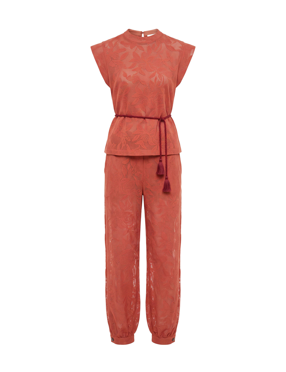 Conjunto Eden Bordado Telha