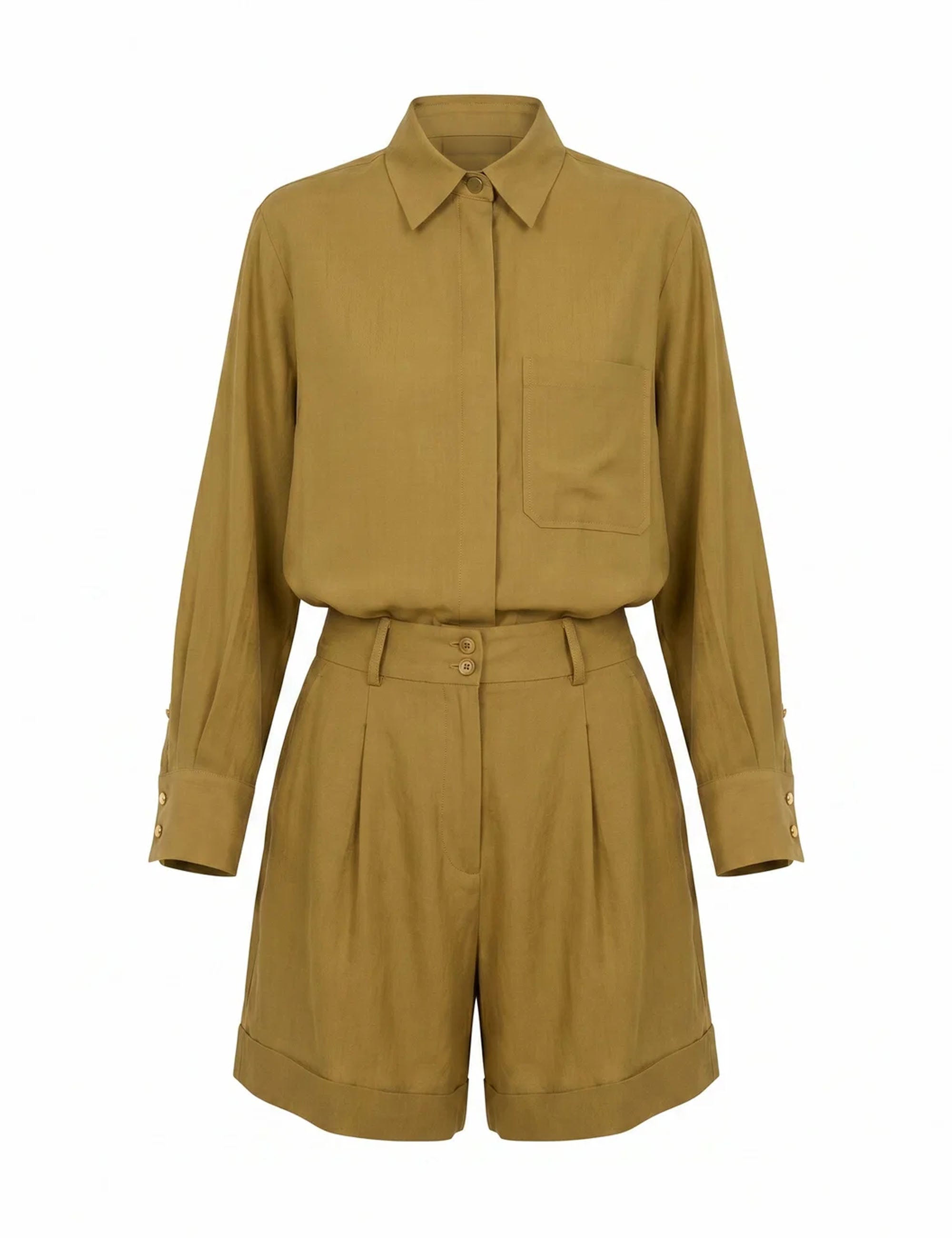 Conjunto Silvia Natural Oliva