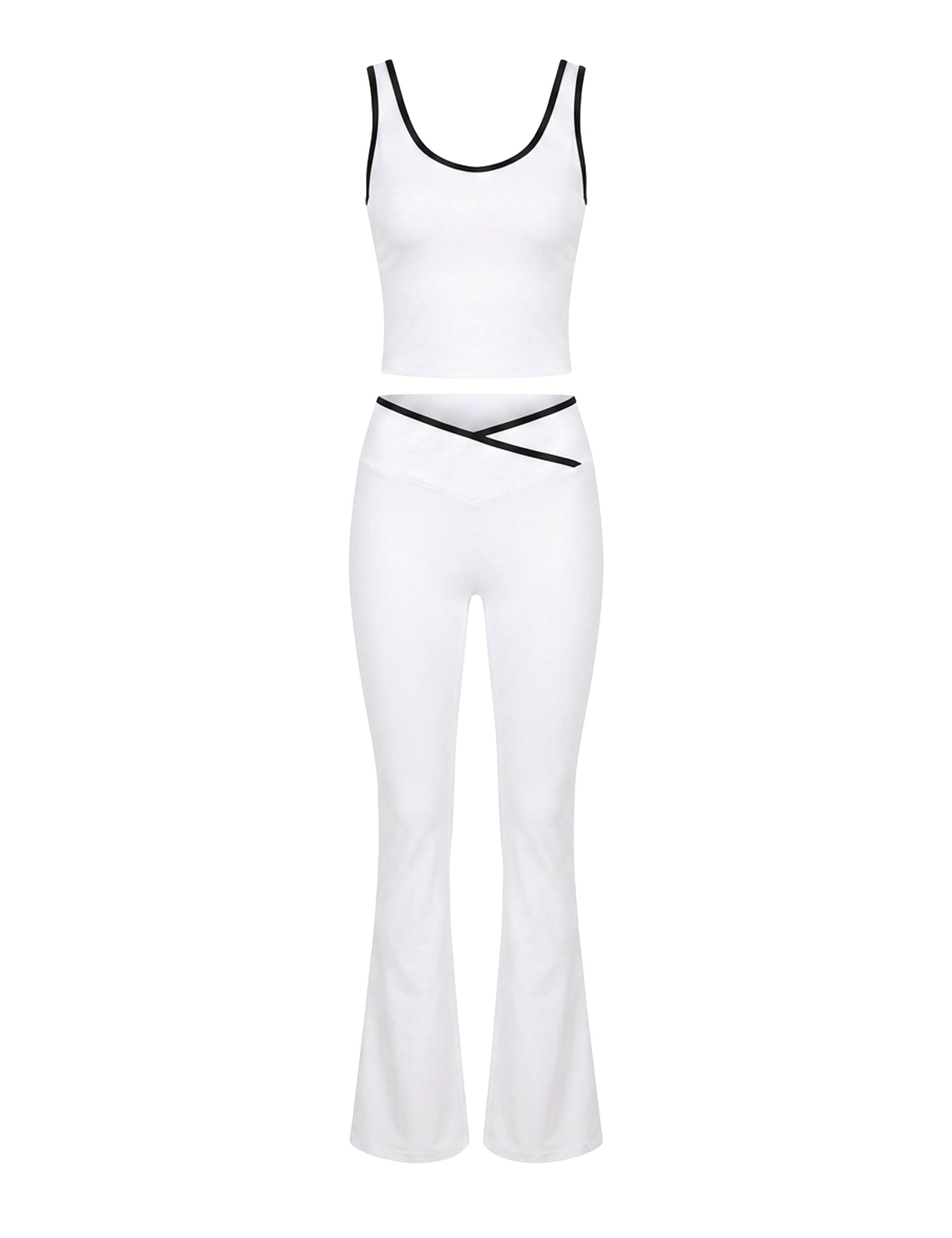 Conjunto Wellness Malha Branco