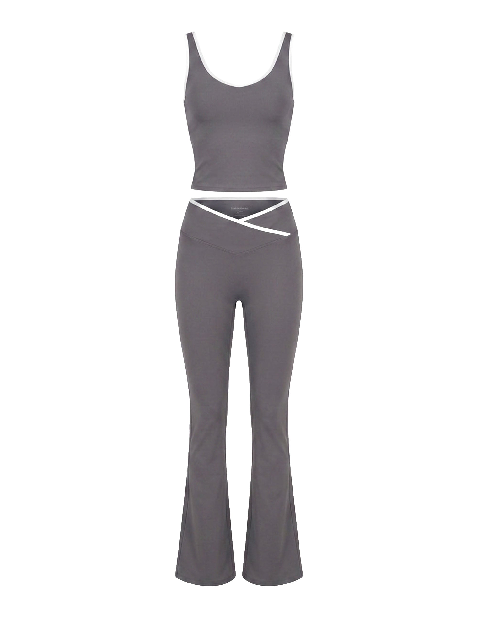Conjunto Wellness Malha Cinza