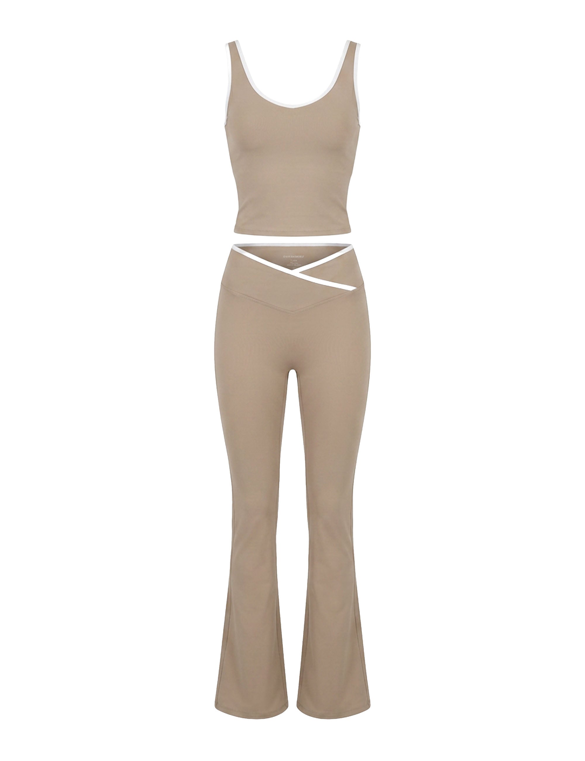 Conjunto Wellness Malha Caqui