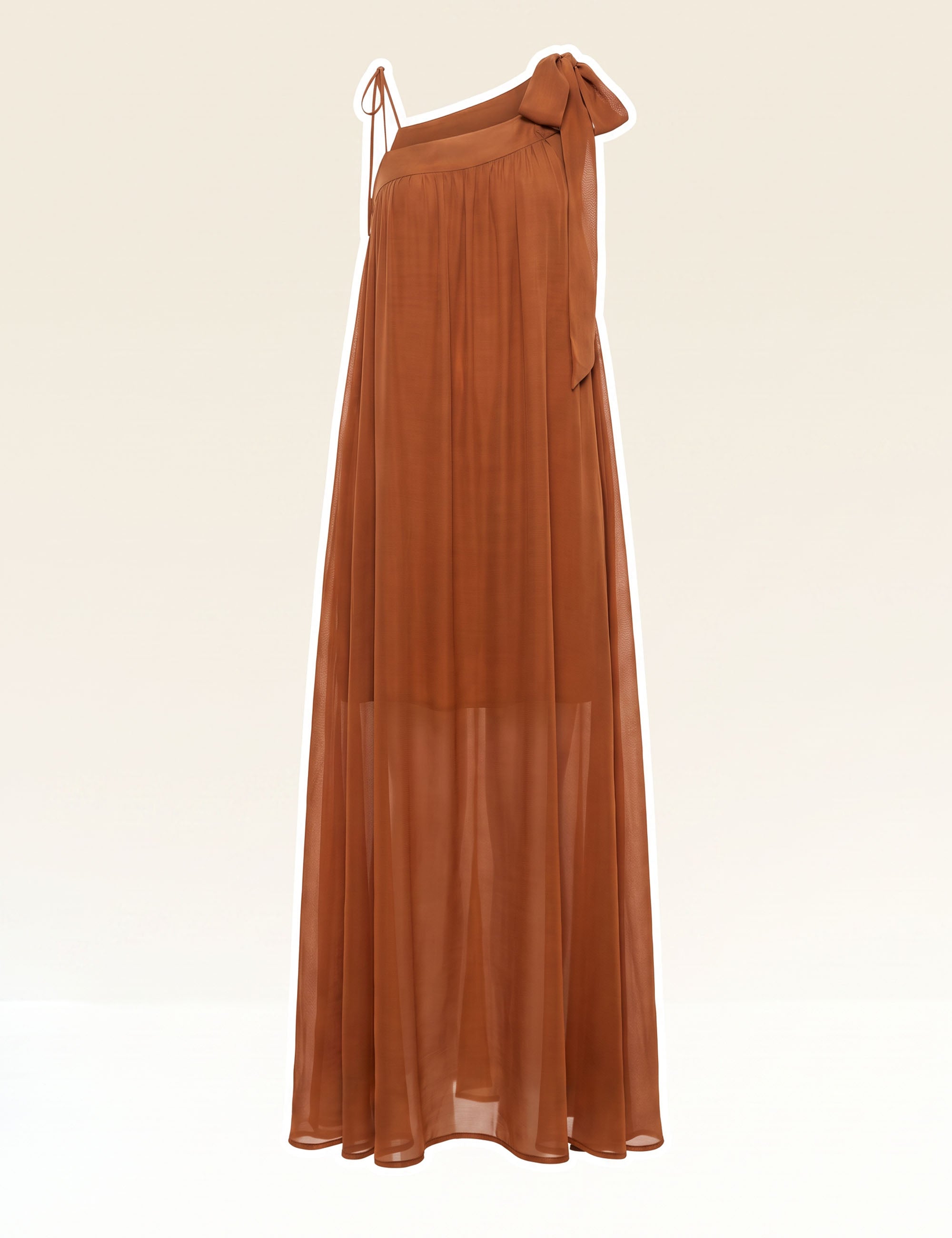 Vestido Kiara Musseline Amêndoa