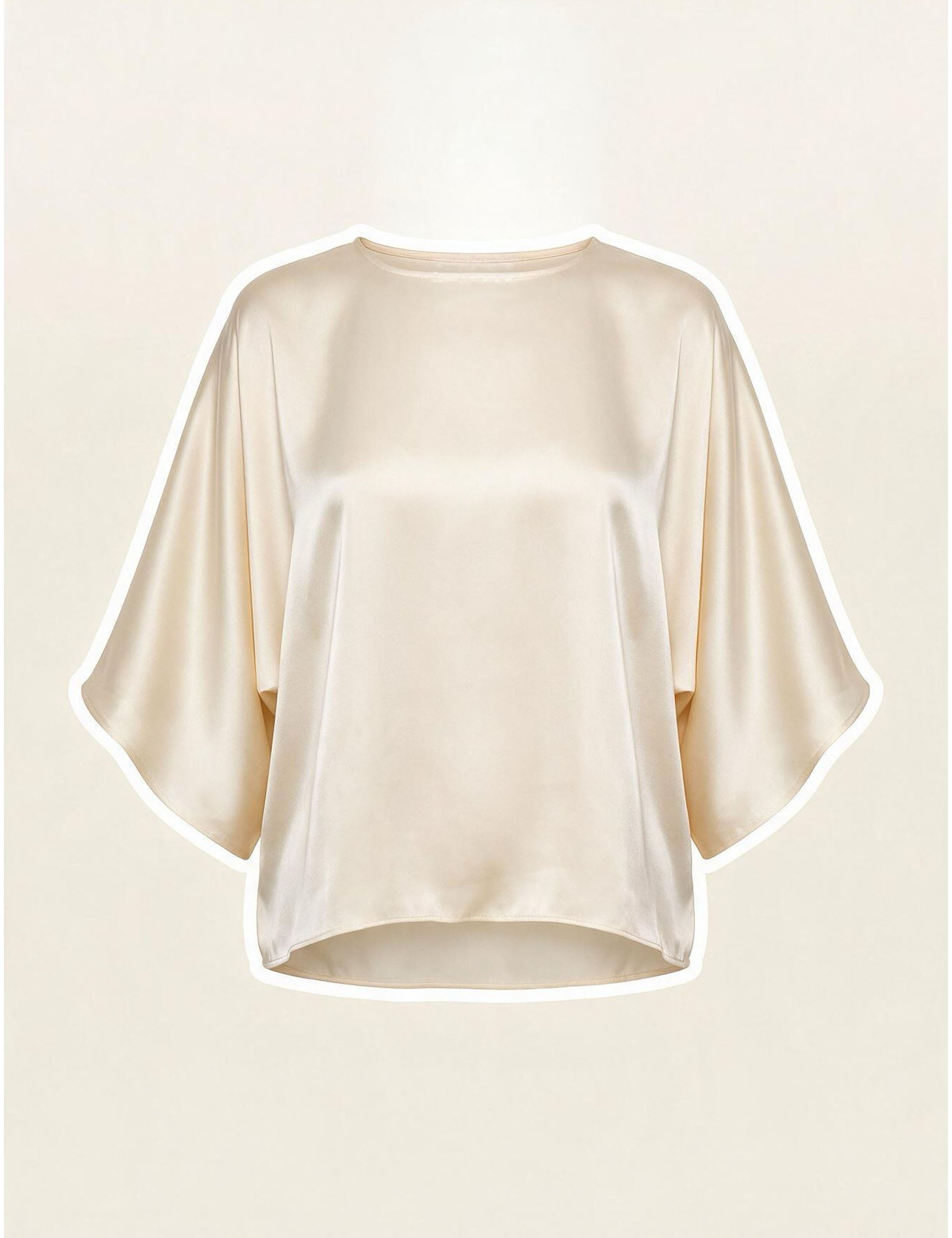 Blusa Evelyn Cetim Perola