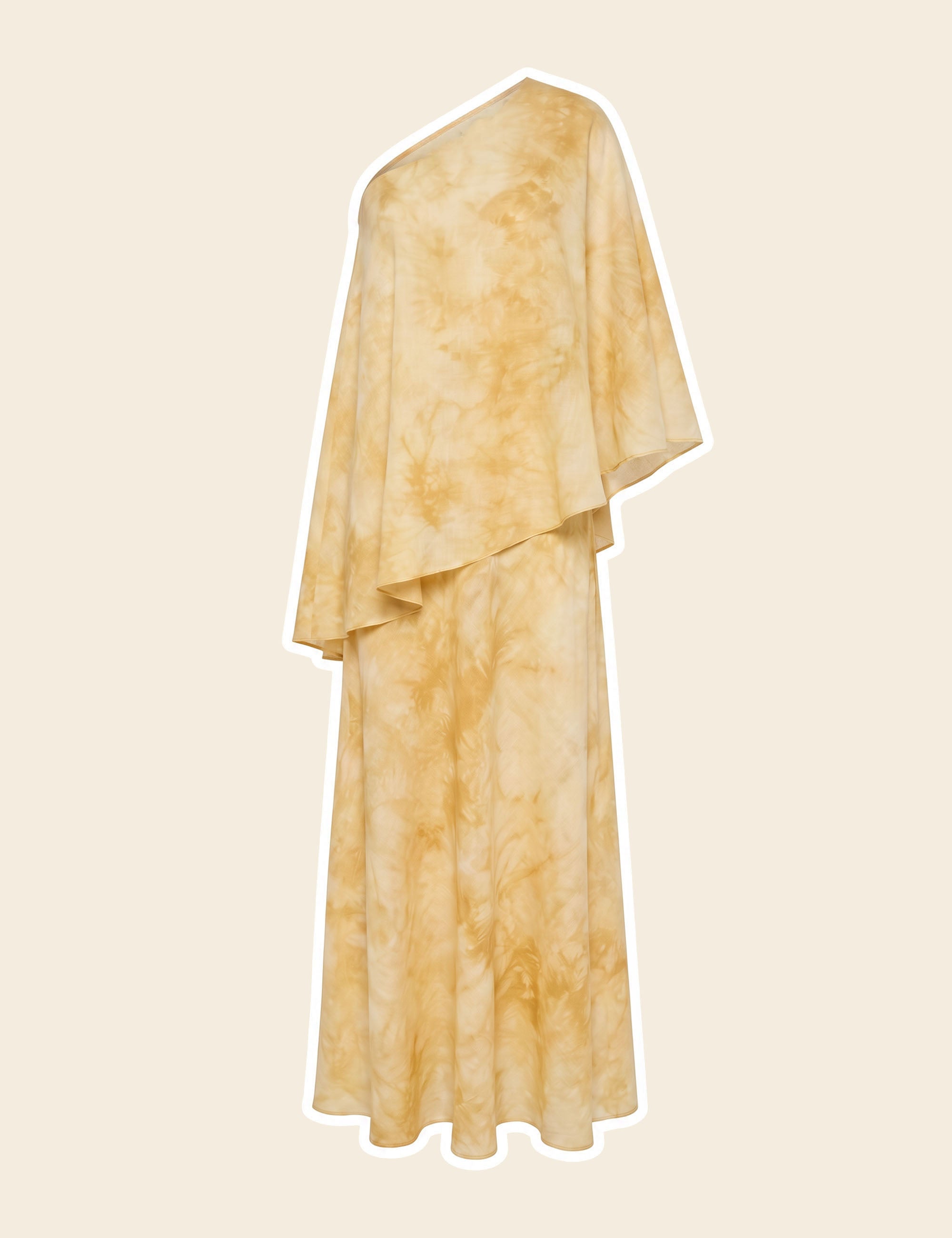 Vestido Adriane Tie Dye Amarelo