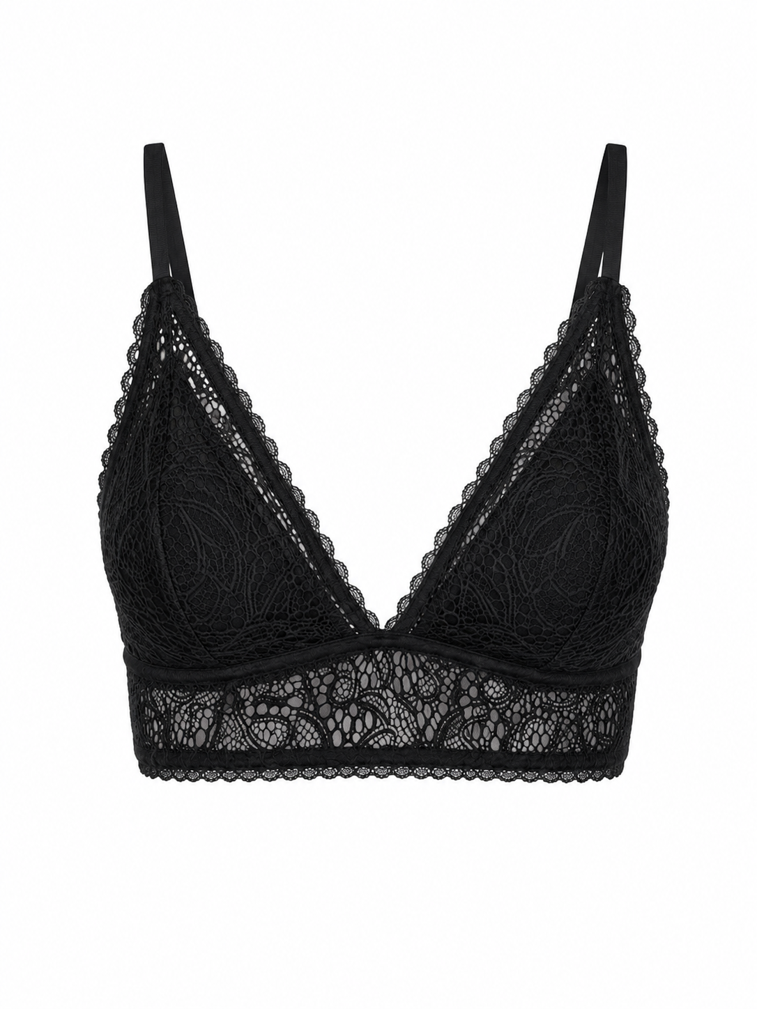 Top Dani Renda Preto