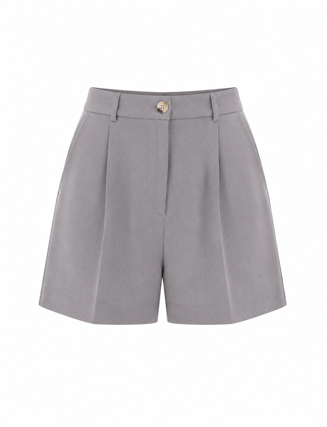 Shorts Melany Alfaiataria Cinza