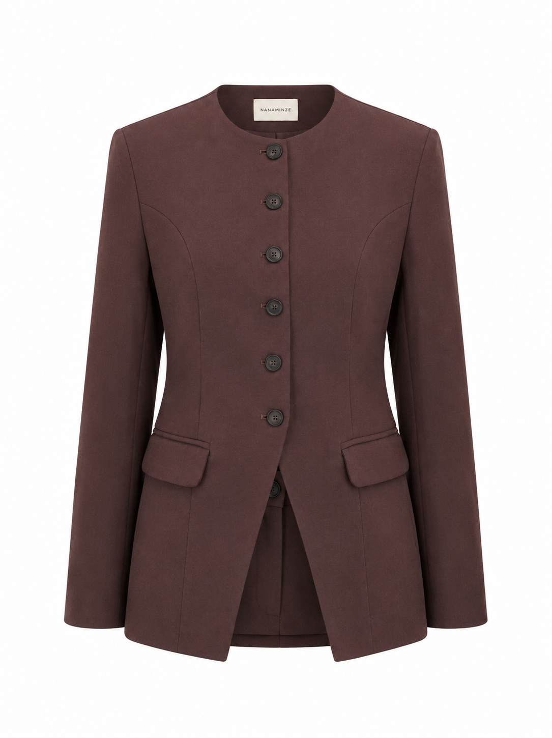 Blazer Olivia alfaiataria Café