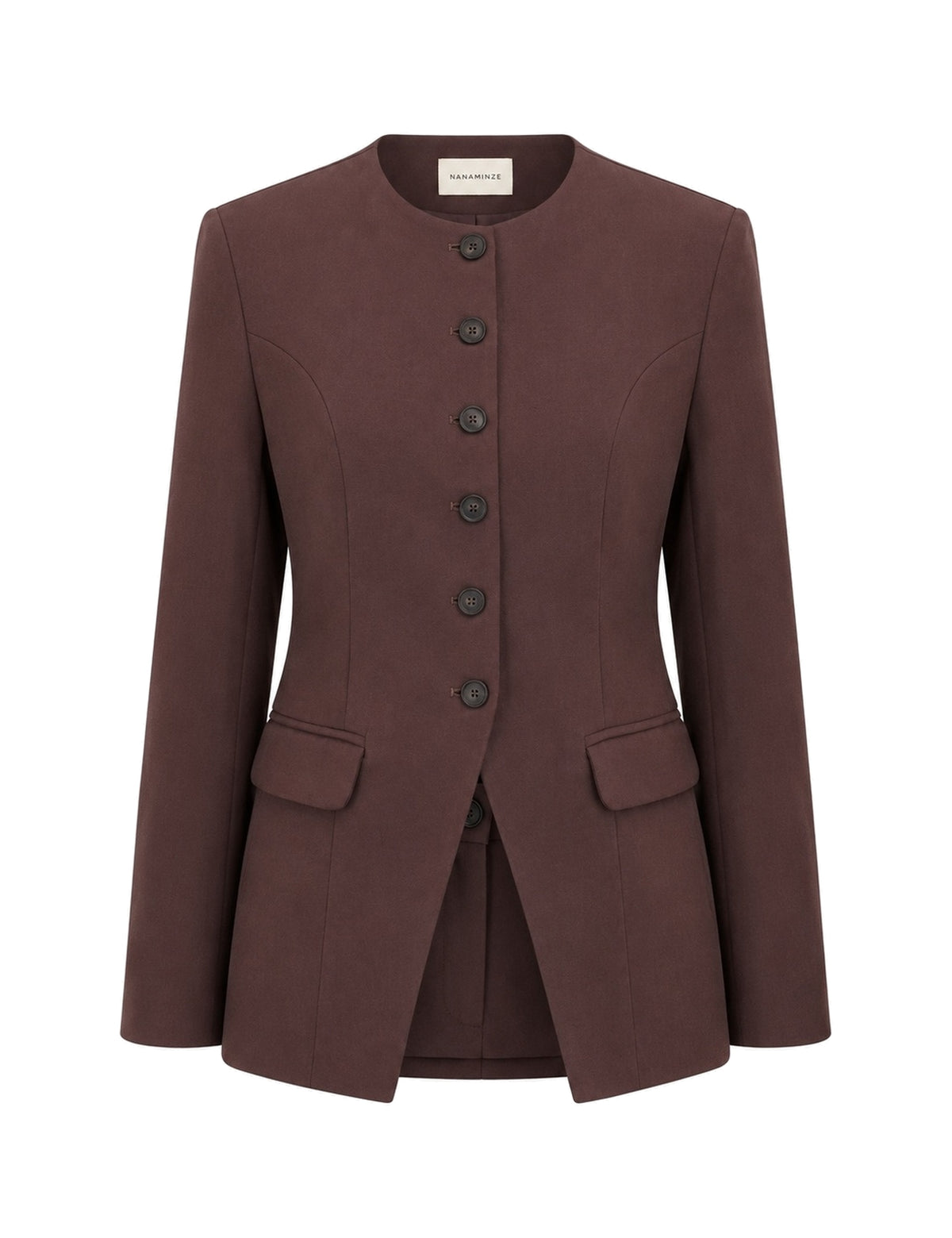 Blazer Olivia alfaiataria Café