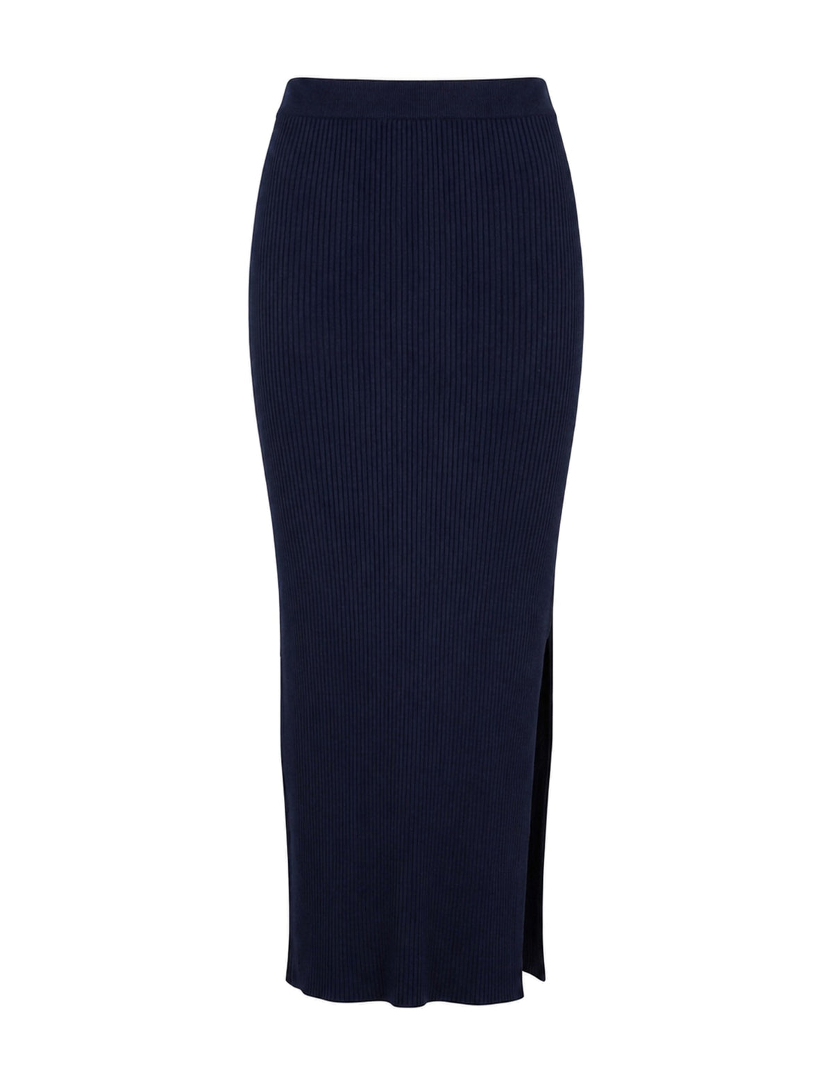 Saia Ariela  Tricot Marinho